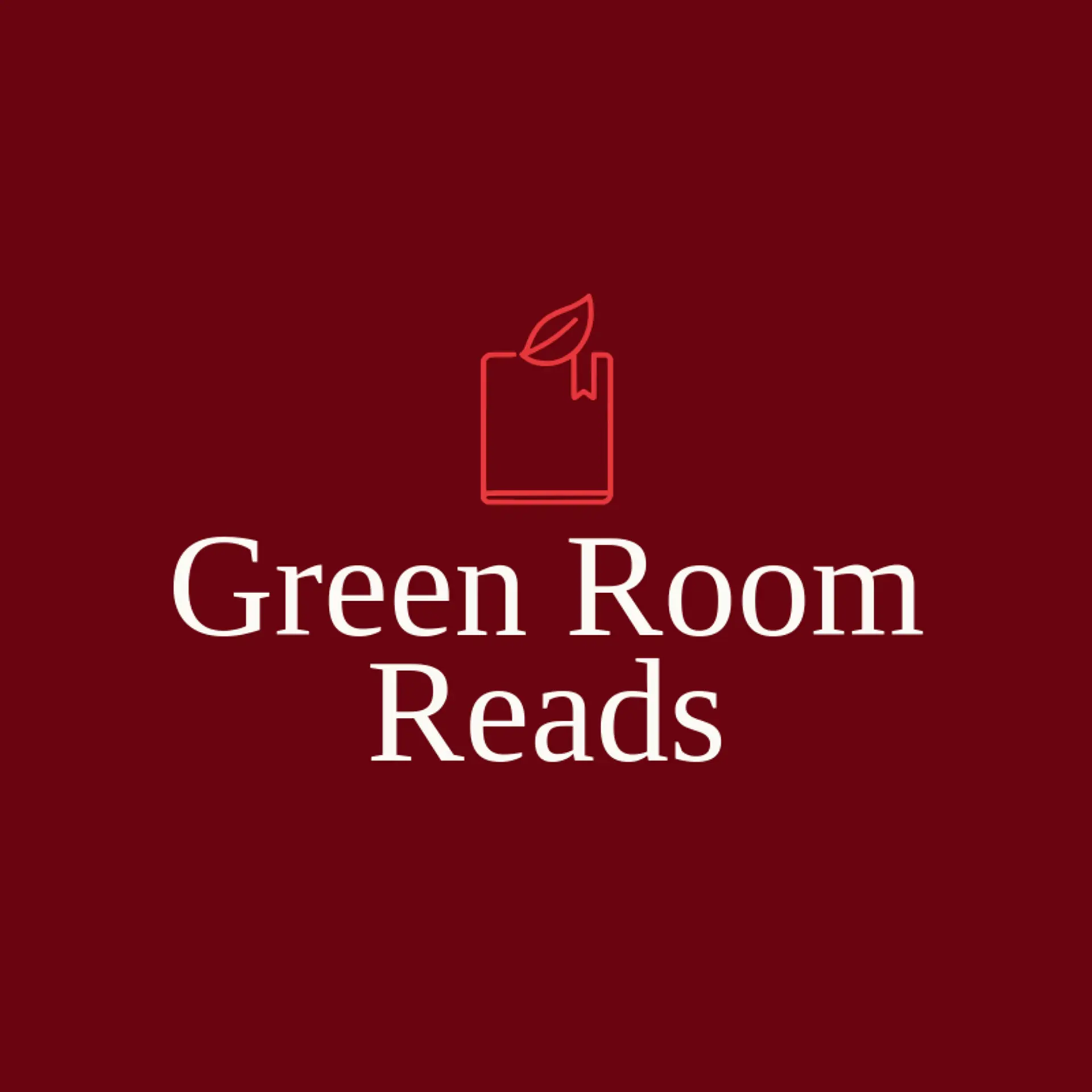 Green Room Reads logo for book club