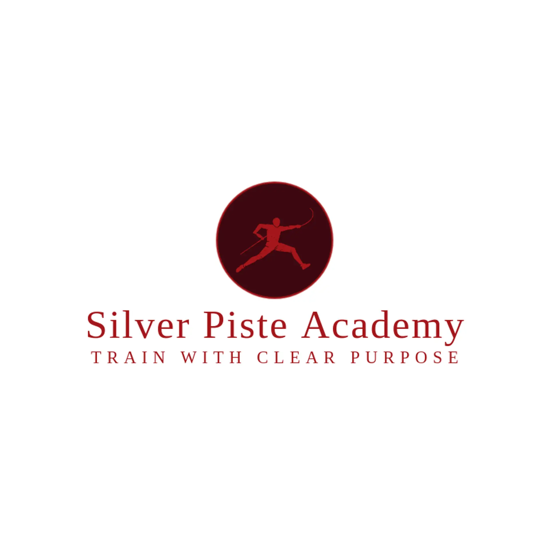 Silver Piste Academy logo for fencing