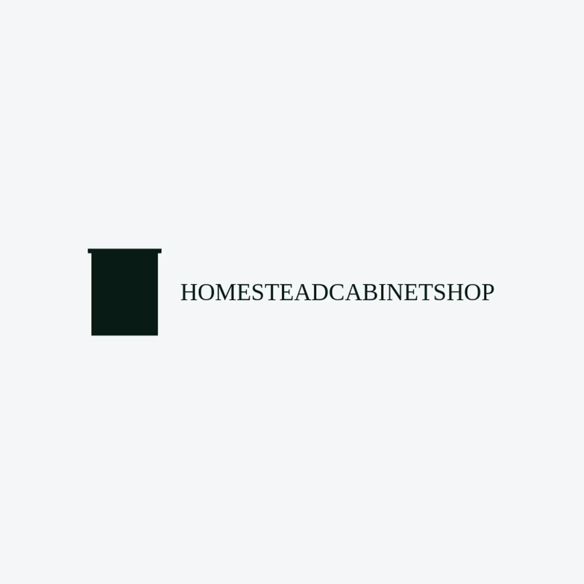 Homestead Cabinet Shop logo for cabinet