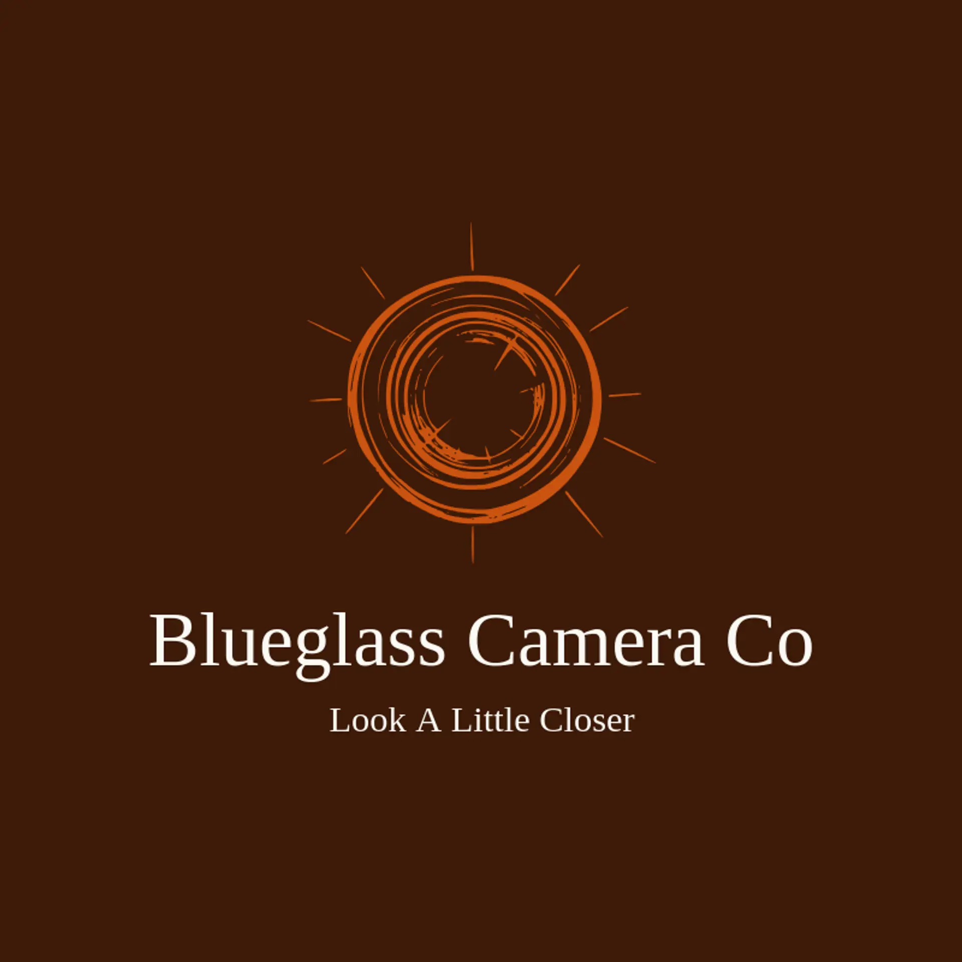 Blueglass Camera Co logo for aperture