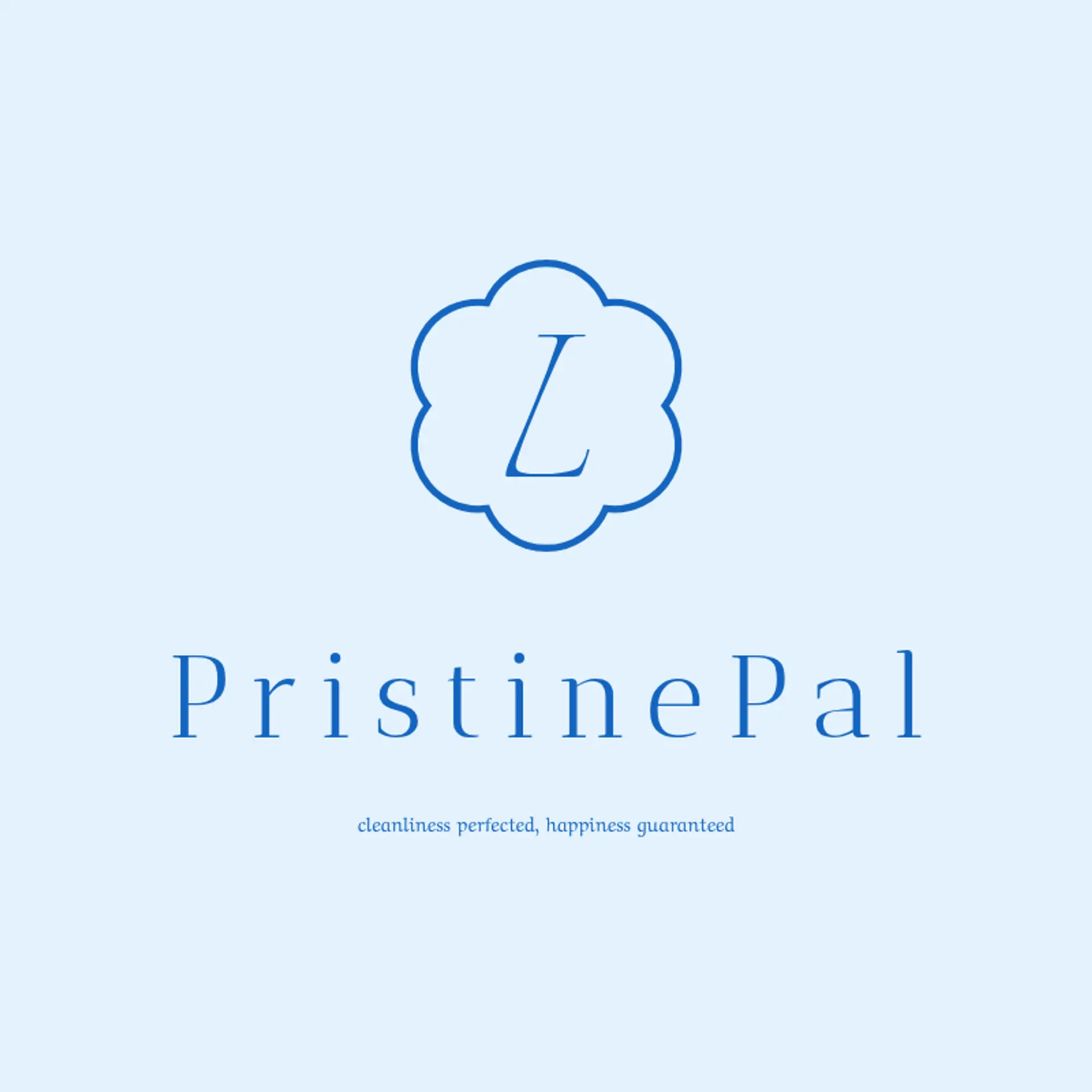 PristinePal logo for blg cleaning service