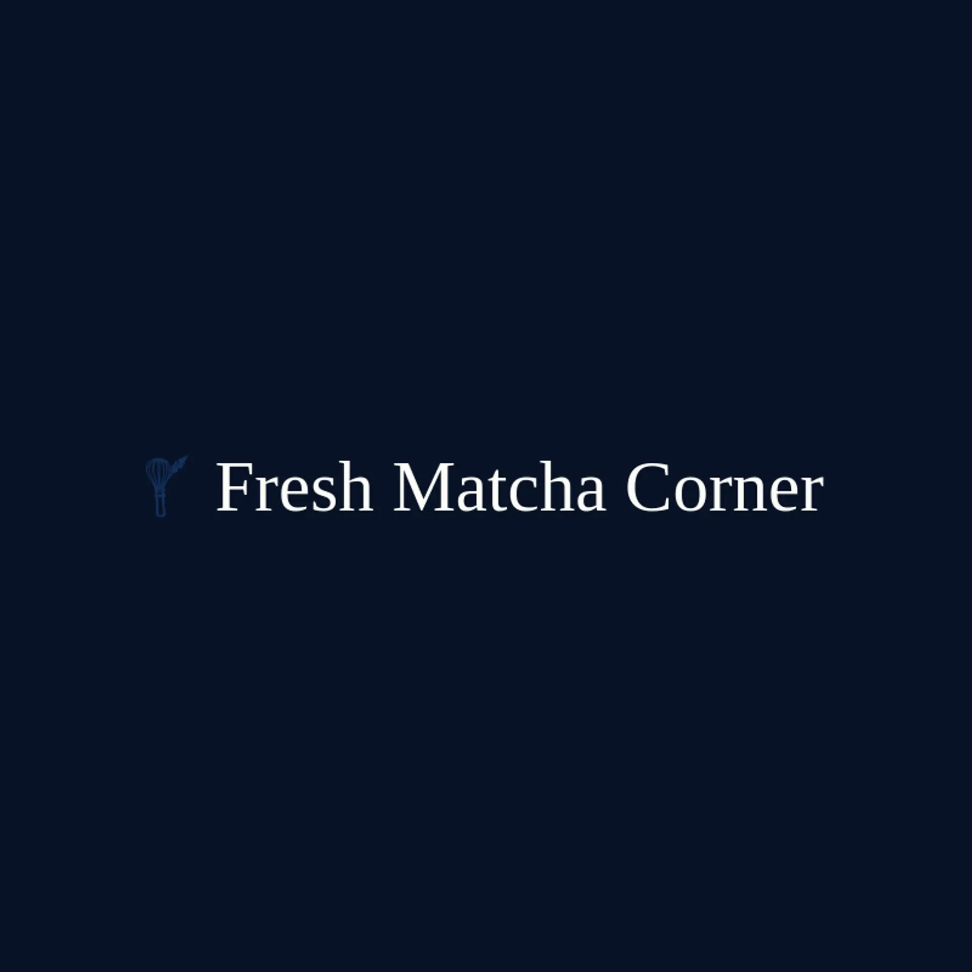 Fresh Matcha Corner logo for matcha