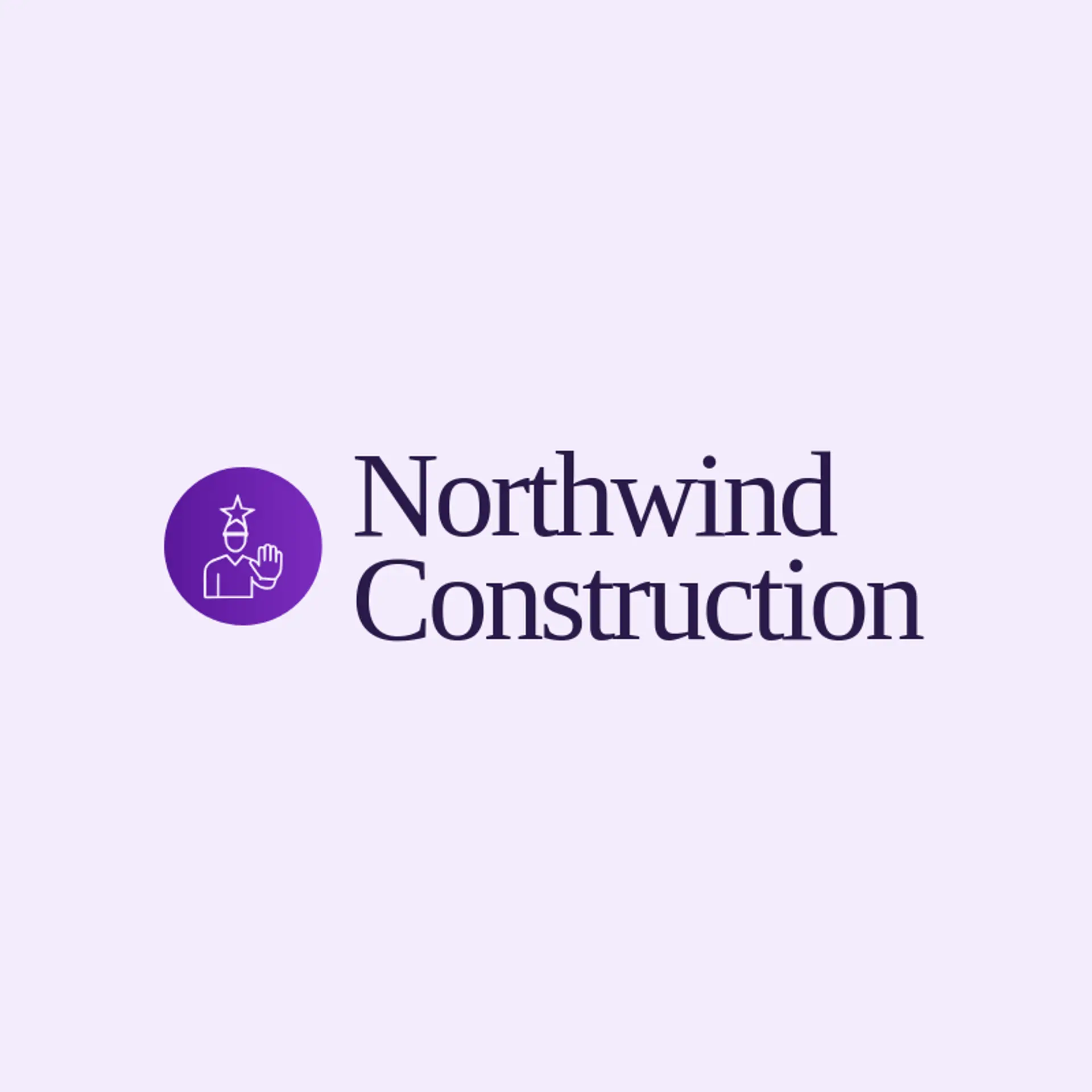 Northwind Construction logo for general contractor