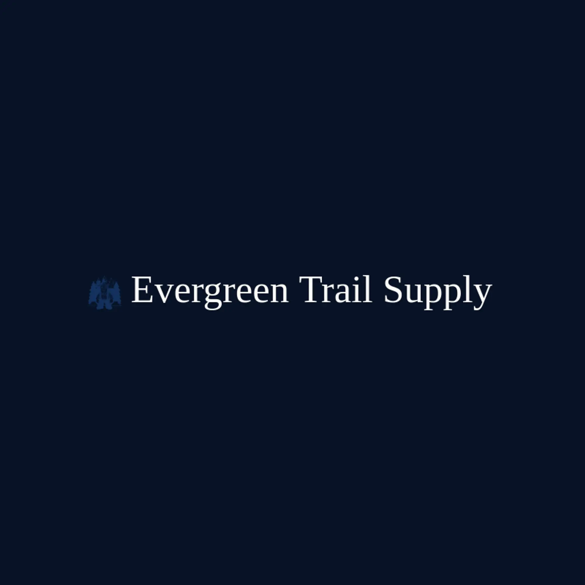 Evergreen Trail Supply logo for lumberjack