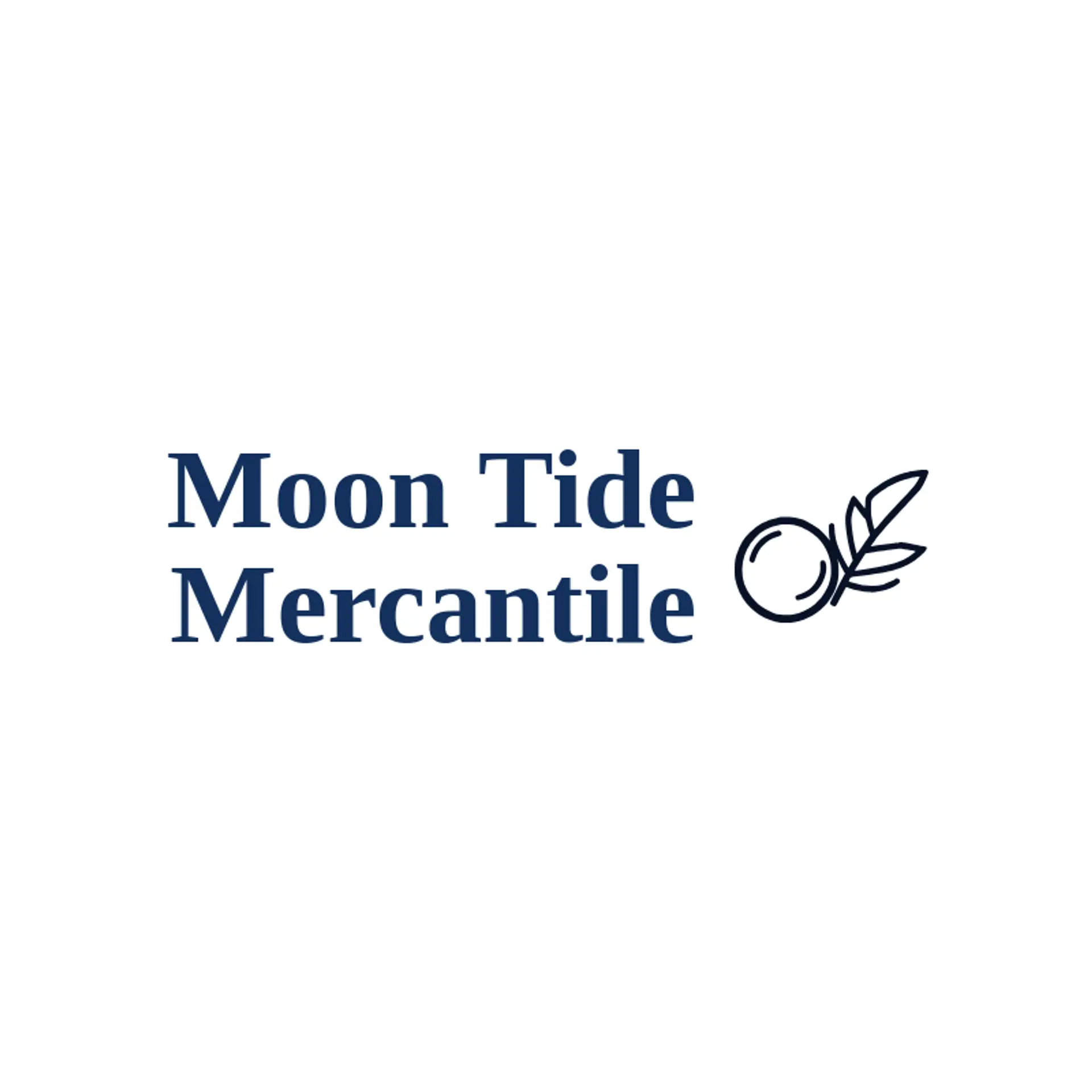 Moon Tide Mercantile logo for pearl