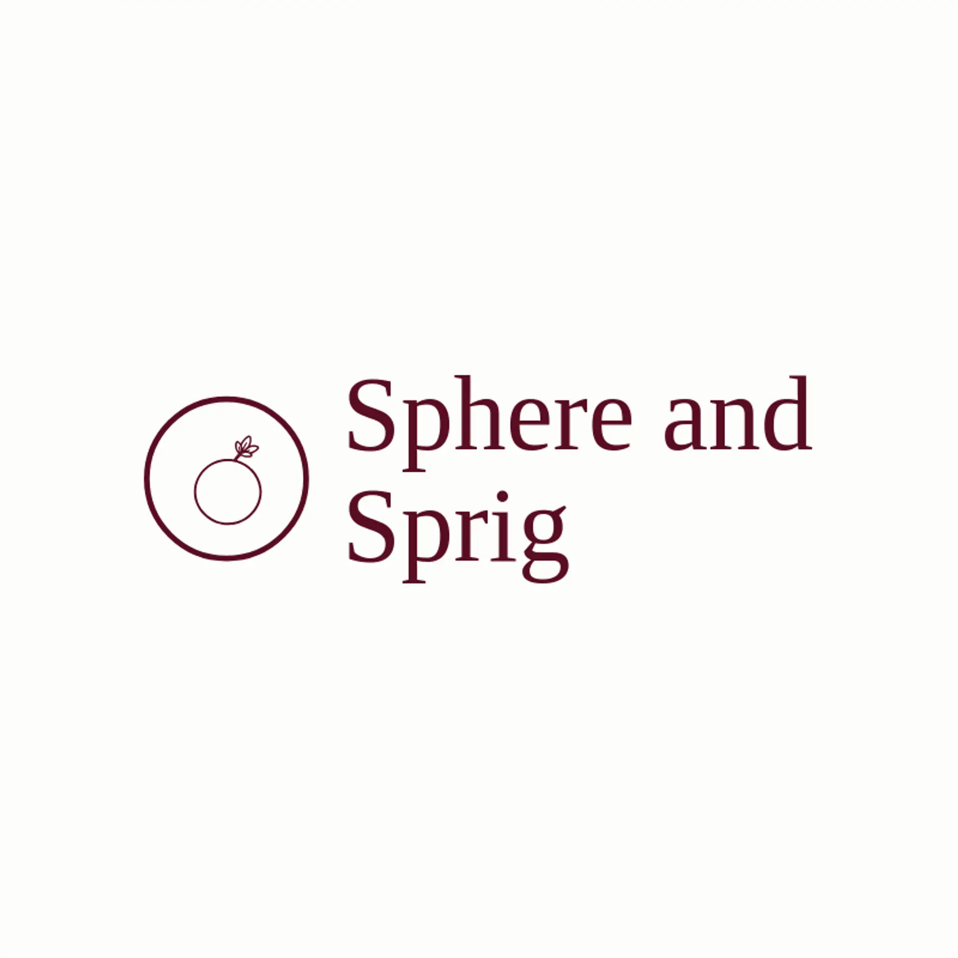 Sphere and Sprig logo for sphere