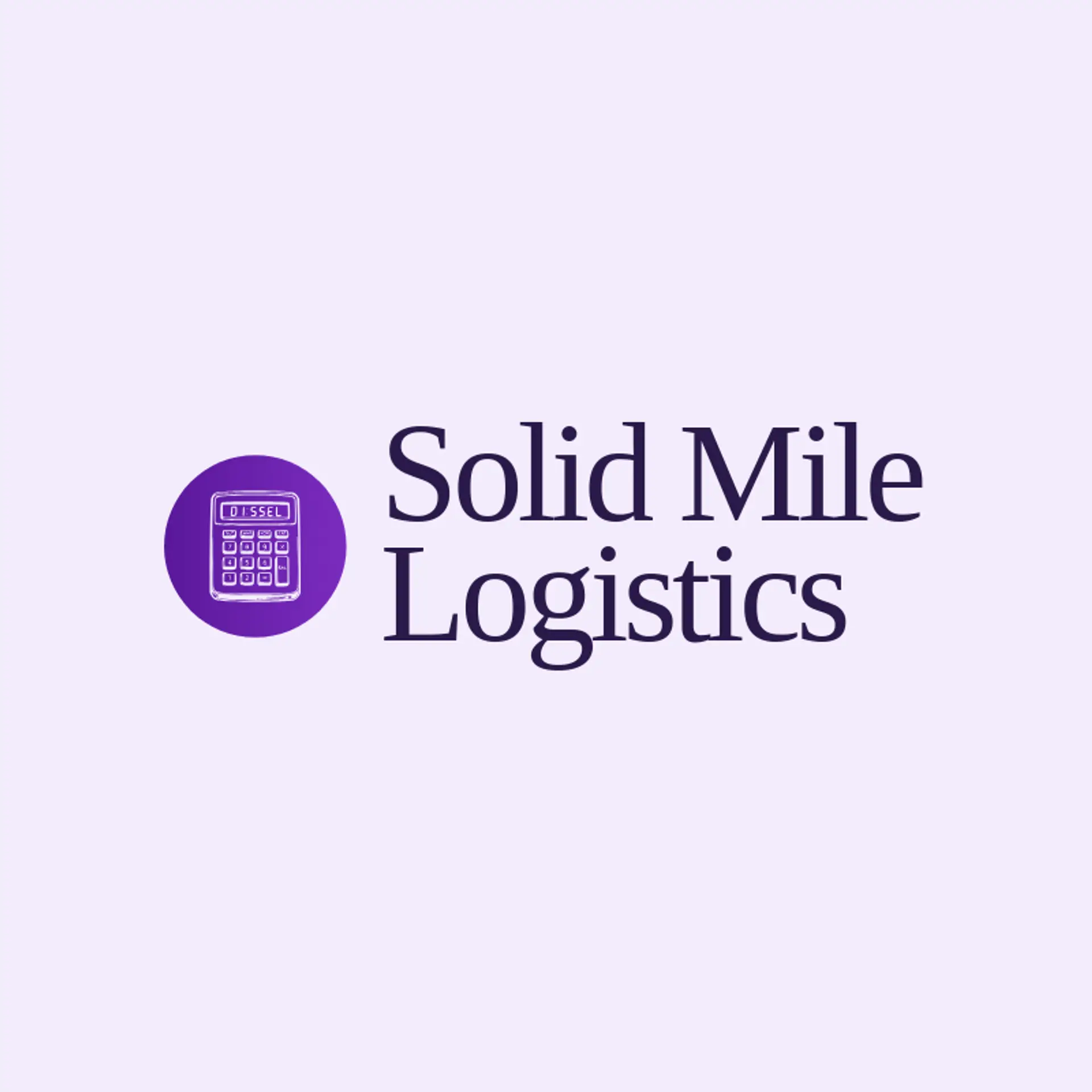 Solid Mile Logistics logo for diesel