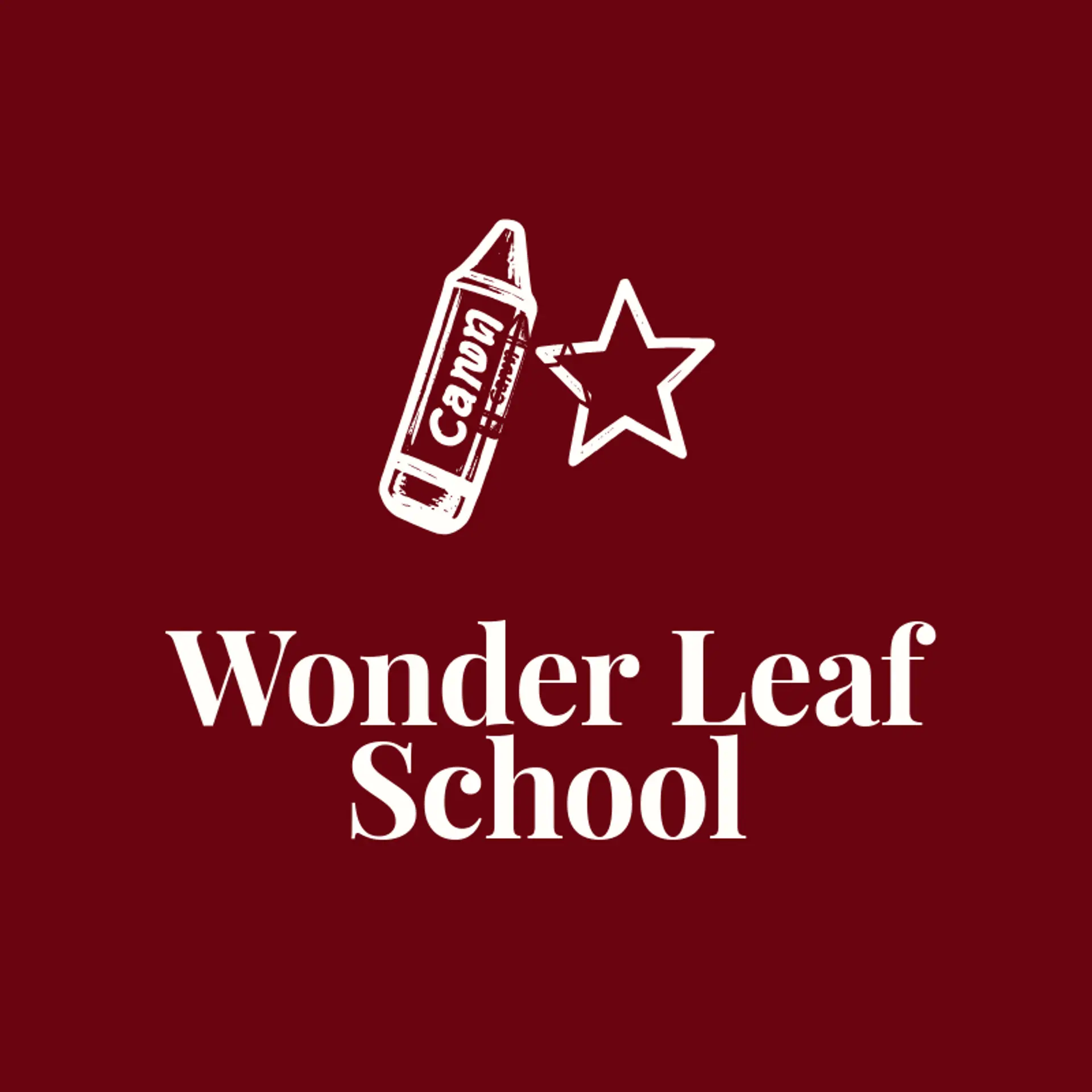 Wonder Leaf School logo for daycare