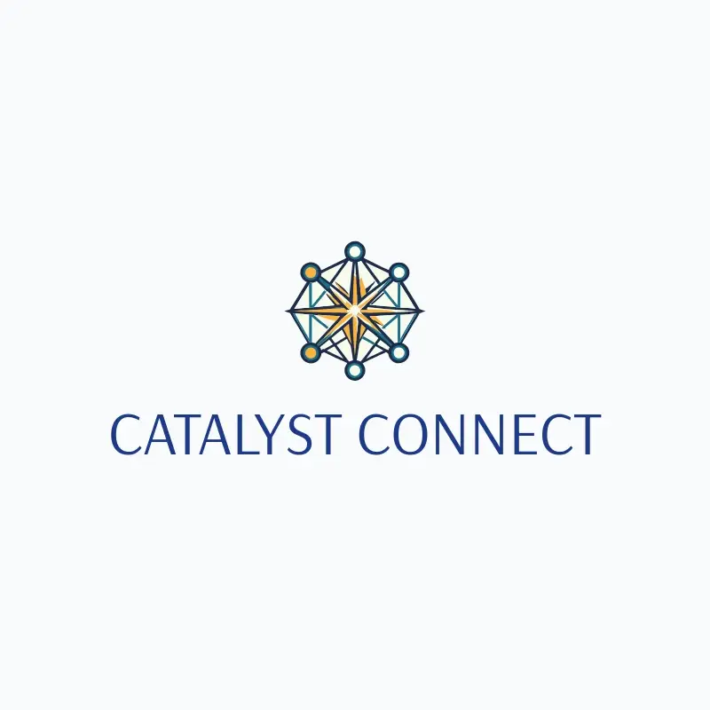 The email name Catalyst Connect as a branded logo with a color icon