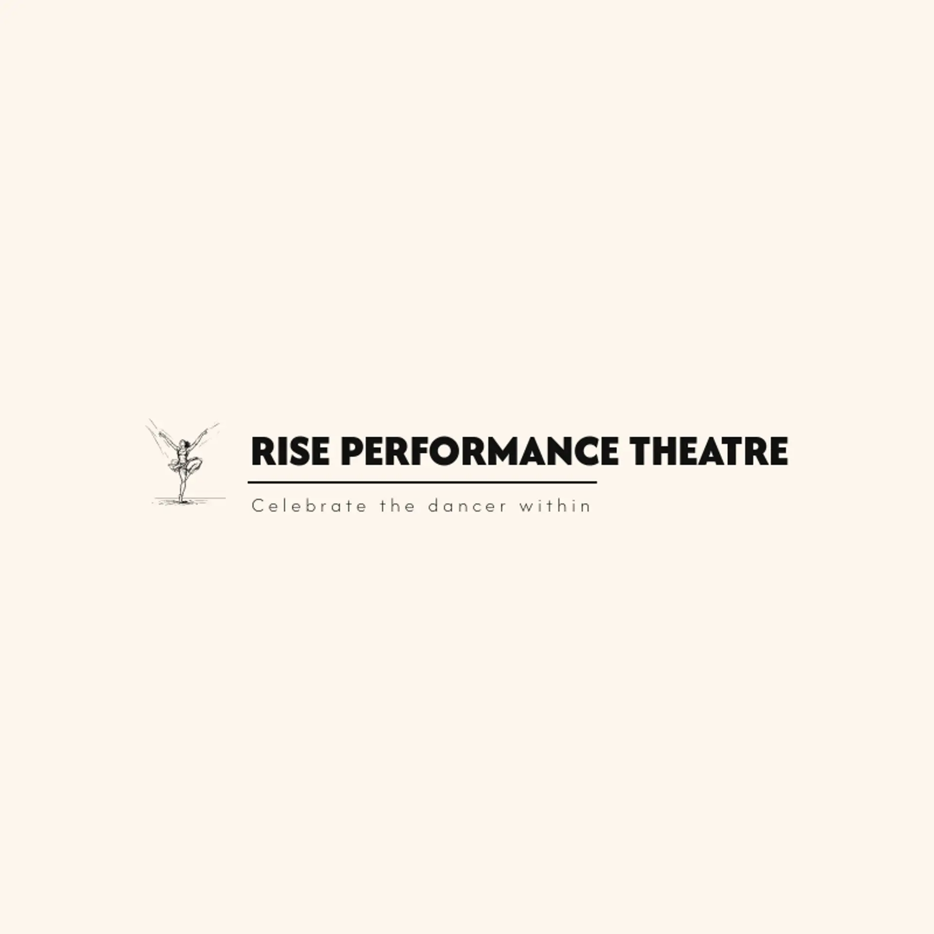 Rise Performance Theatre logo for dance