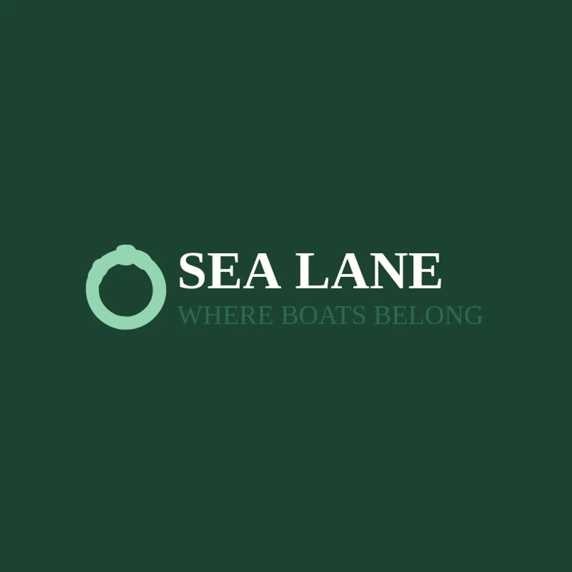 Sea Lane logo for marina