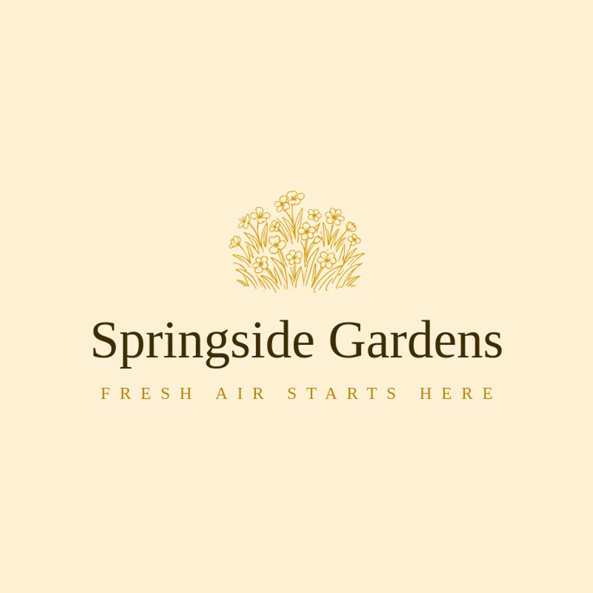 Springside Gardens logo for yard
