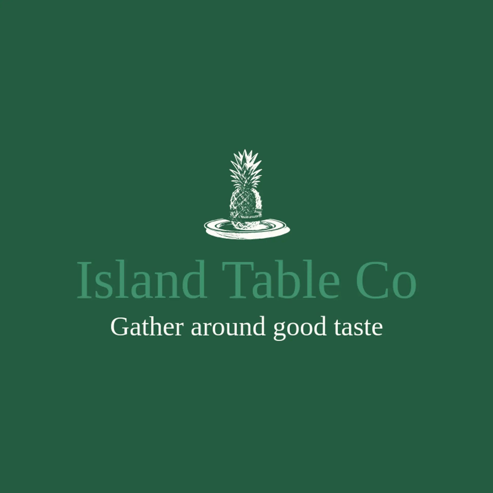 Island Table Co logo for pineapple