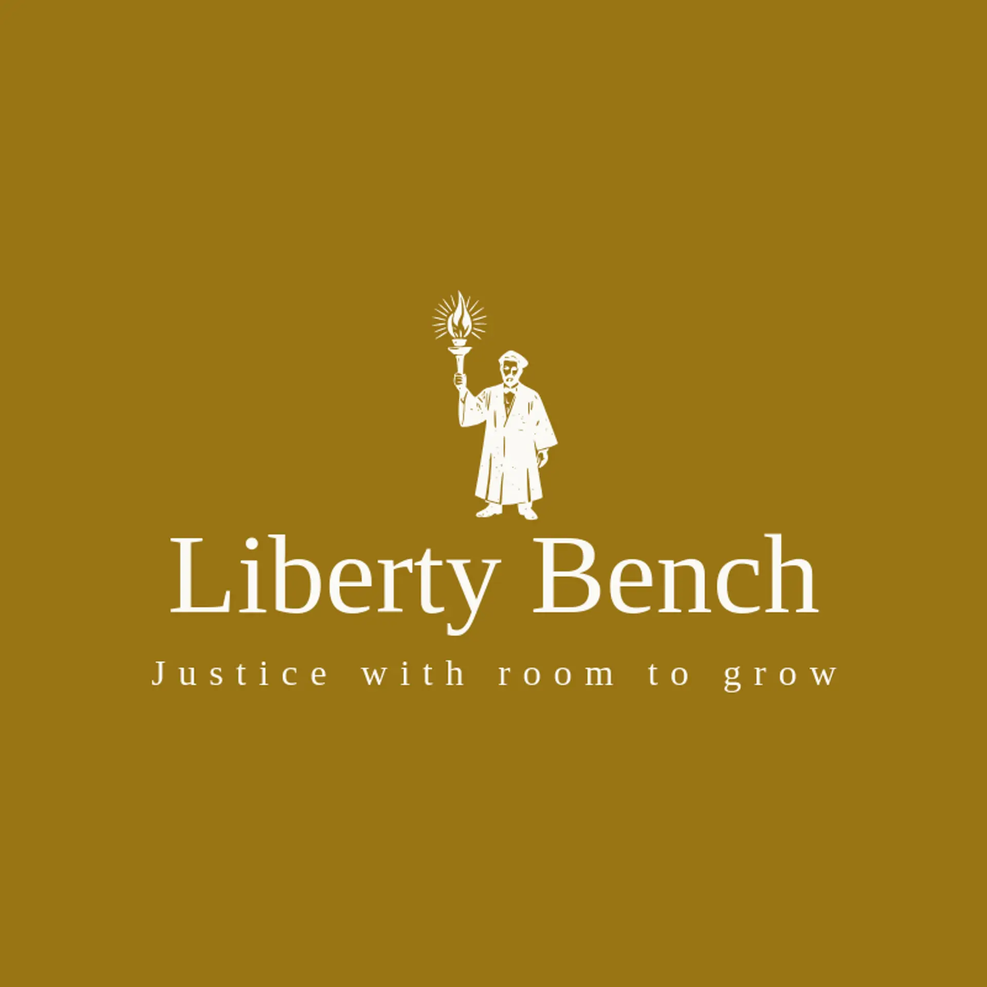 Liberty Bench logo for judge