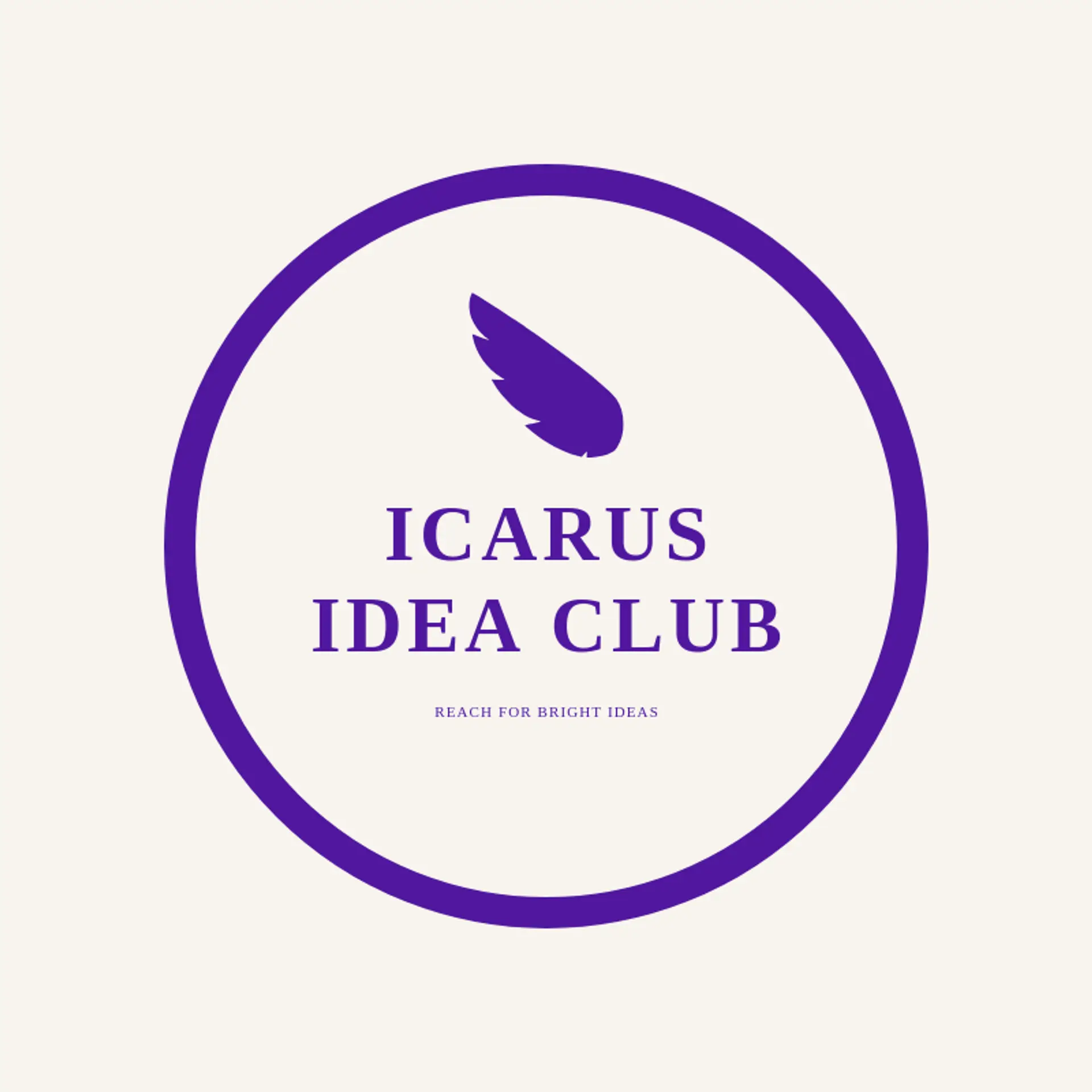 Icarus Idea Club logo for greek mythology