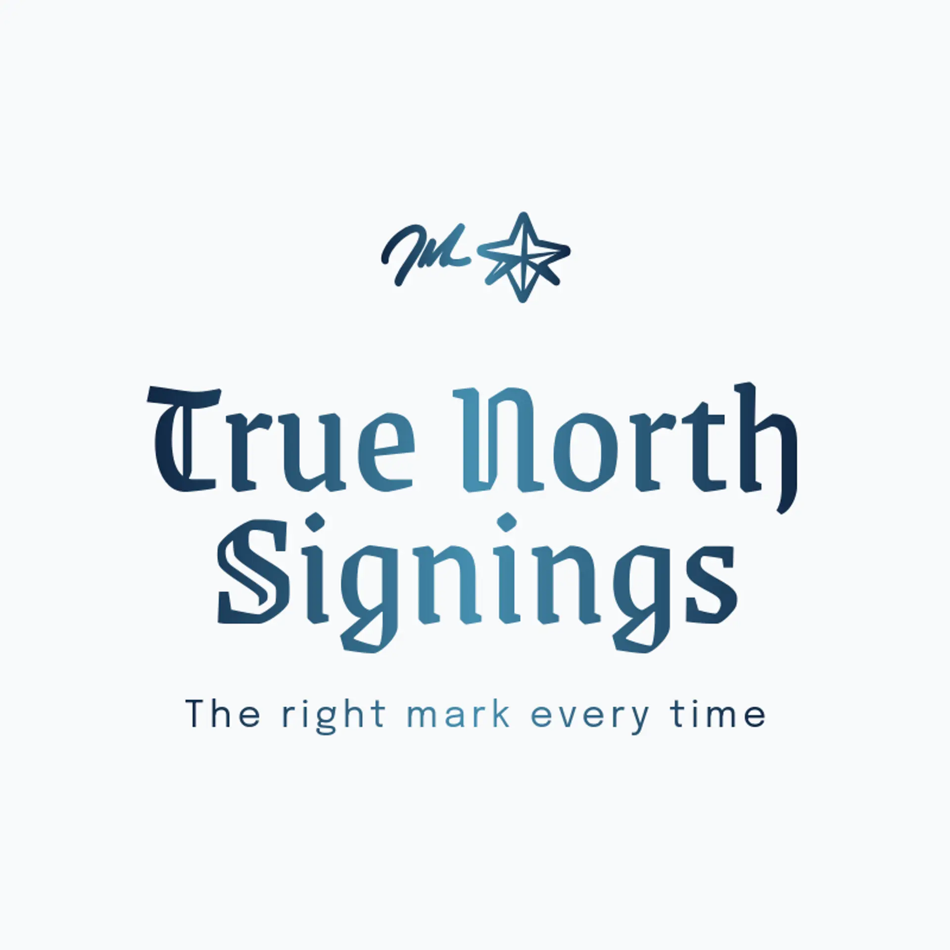True North Signings logo for notary