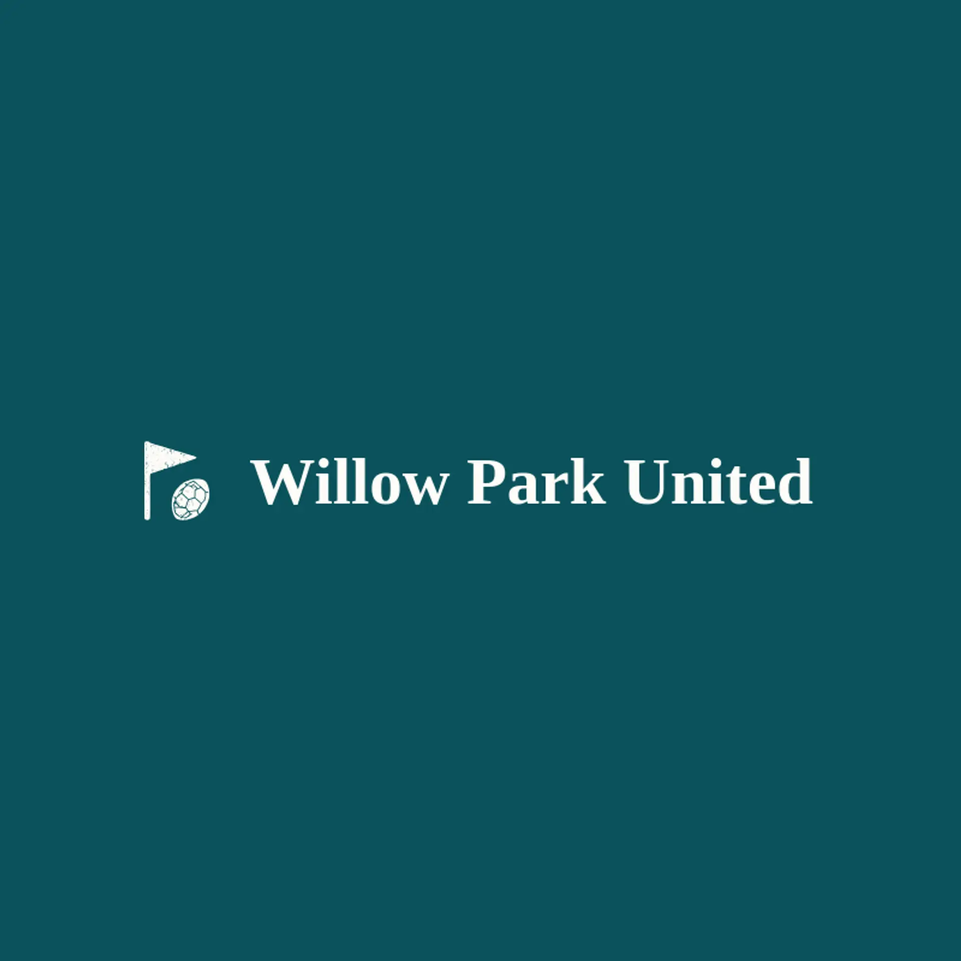 Willow Park United logo for soccer ball