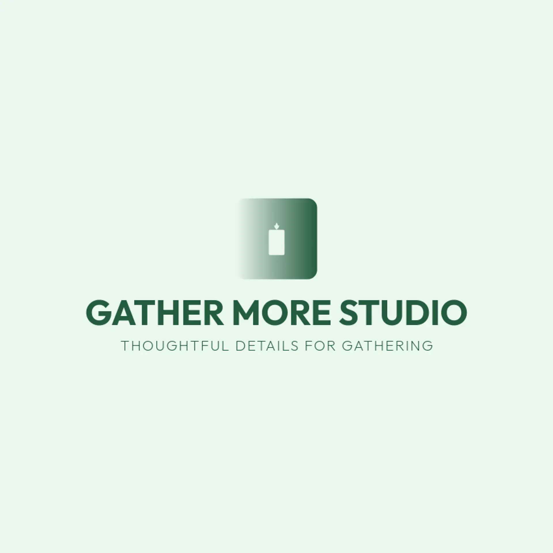 Gather More Studio logo for thanksgiving