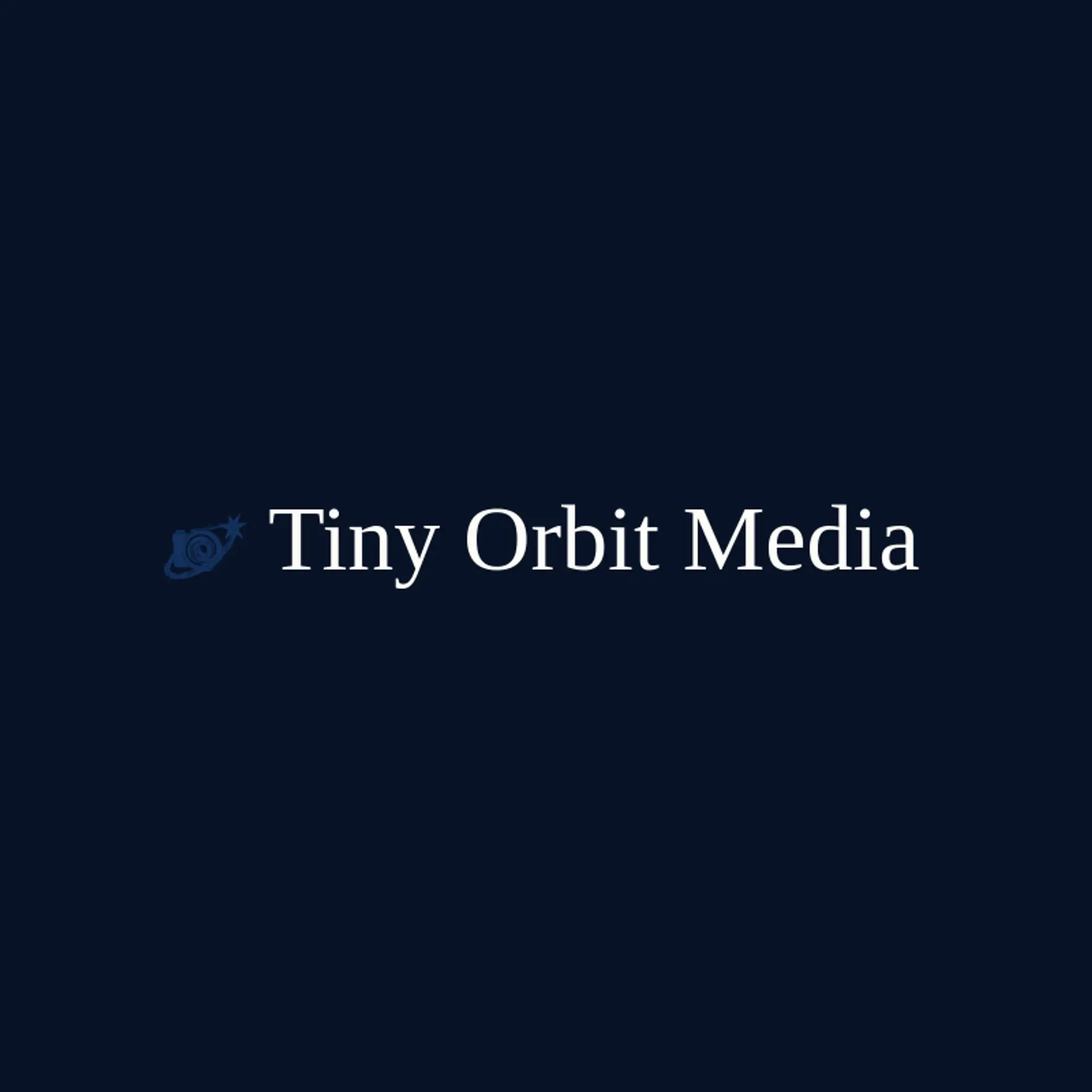 Tiny Orbit Media logo for content creator