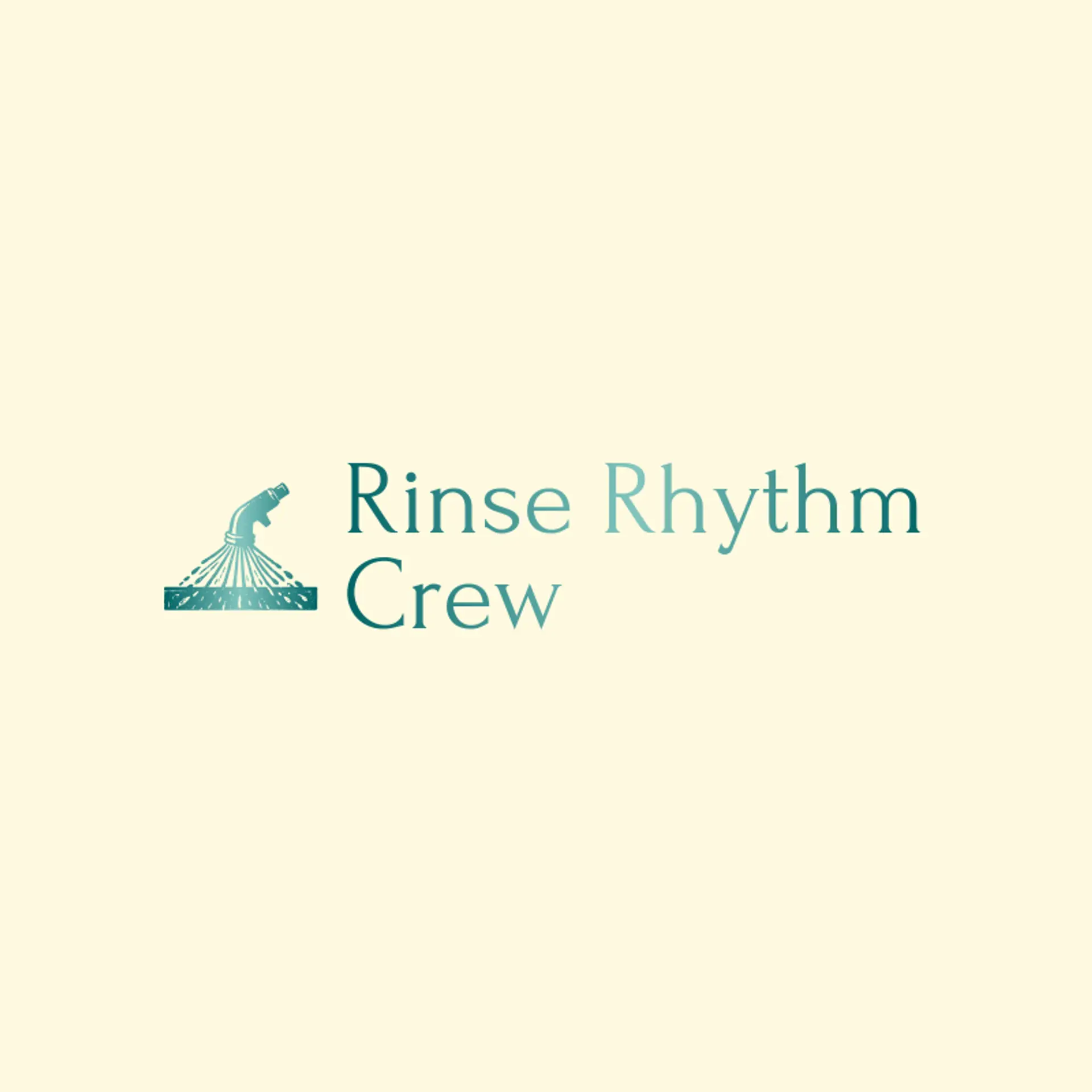 Rinse Rhythm Crew logo for pressure washing