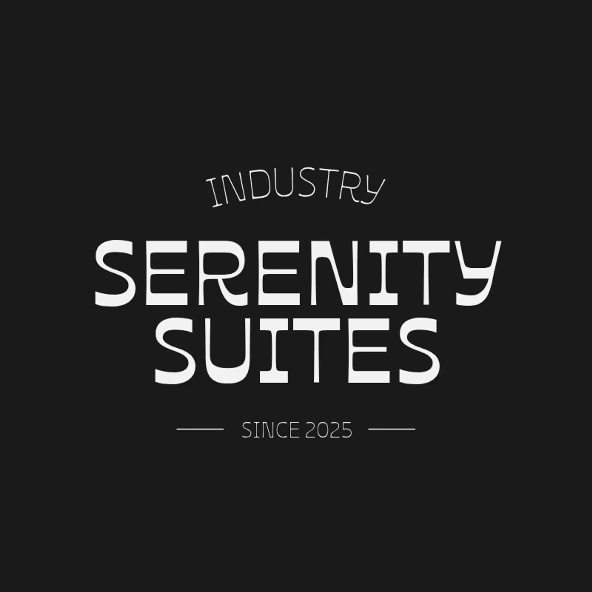 Serenity Suites logo for classy real estate
