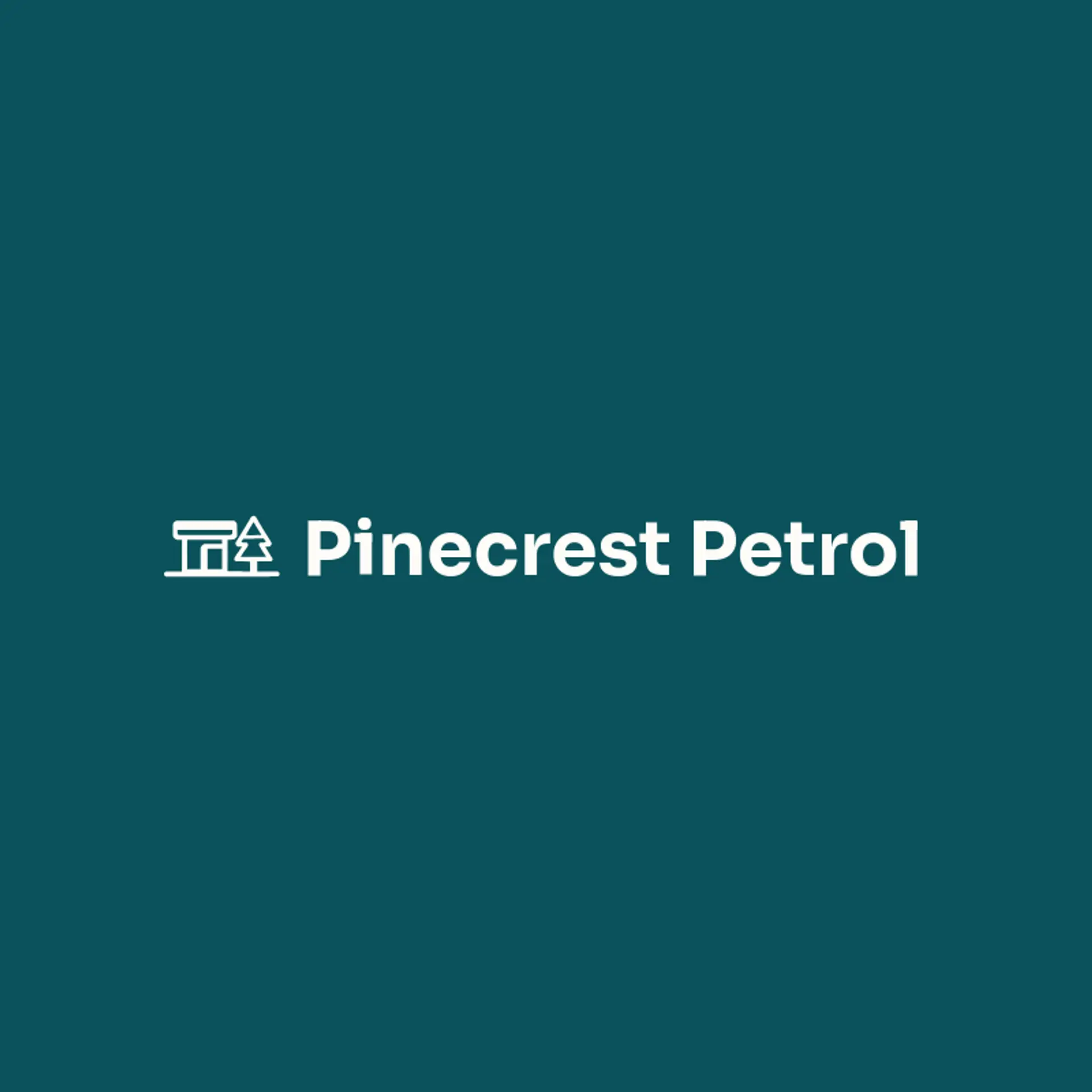 Pinecrest Petrol logo for gas station