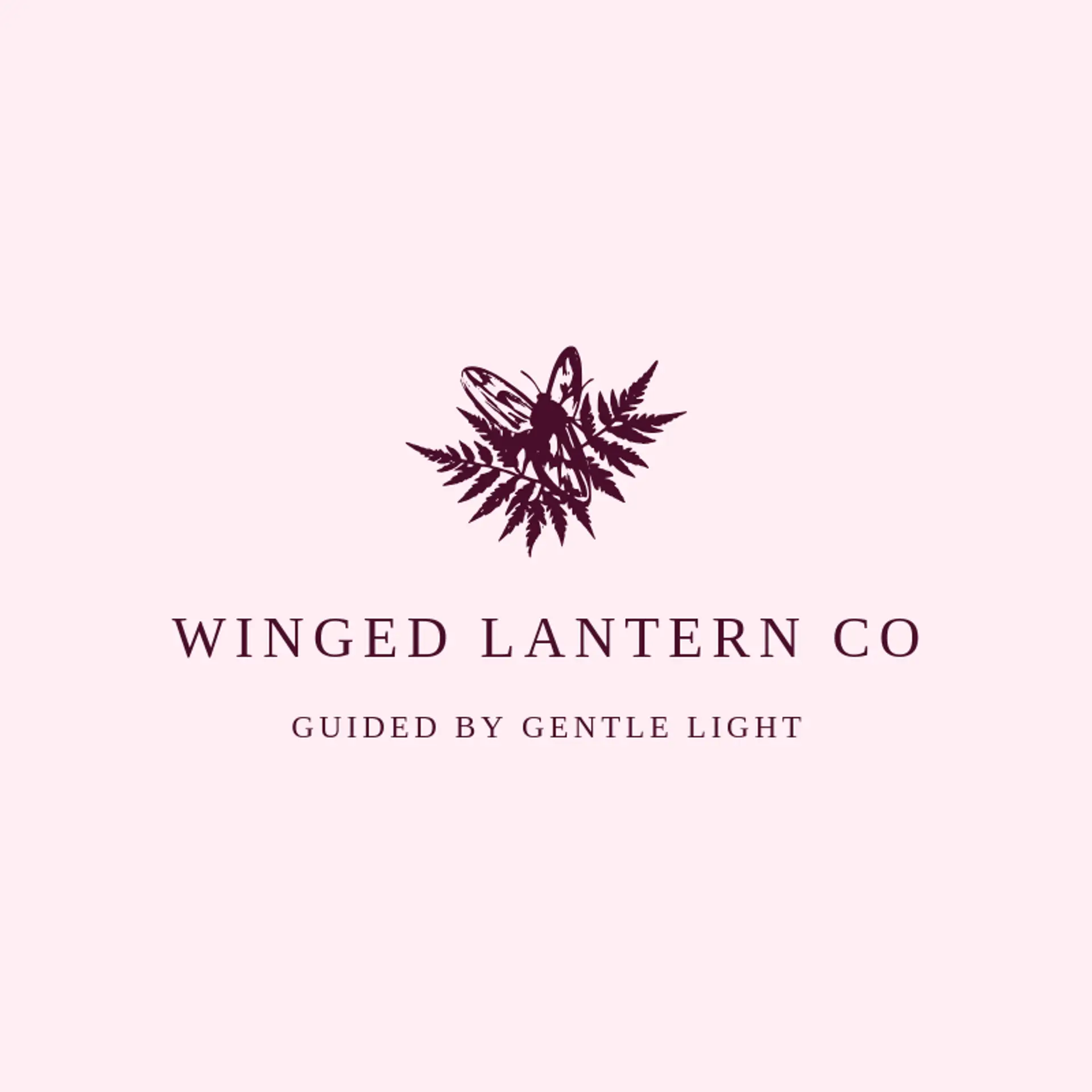 Winged Lantern Co logo for moth