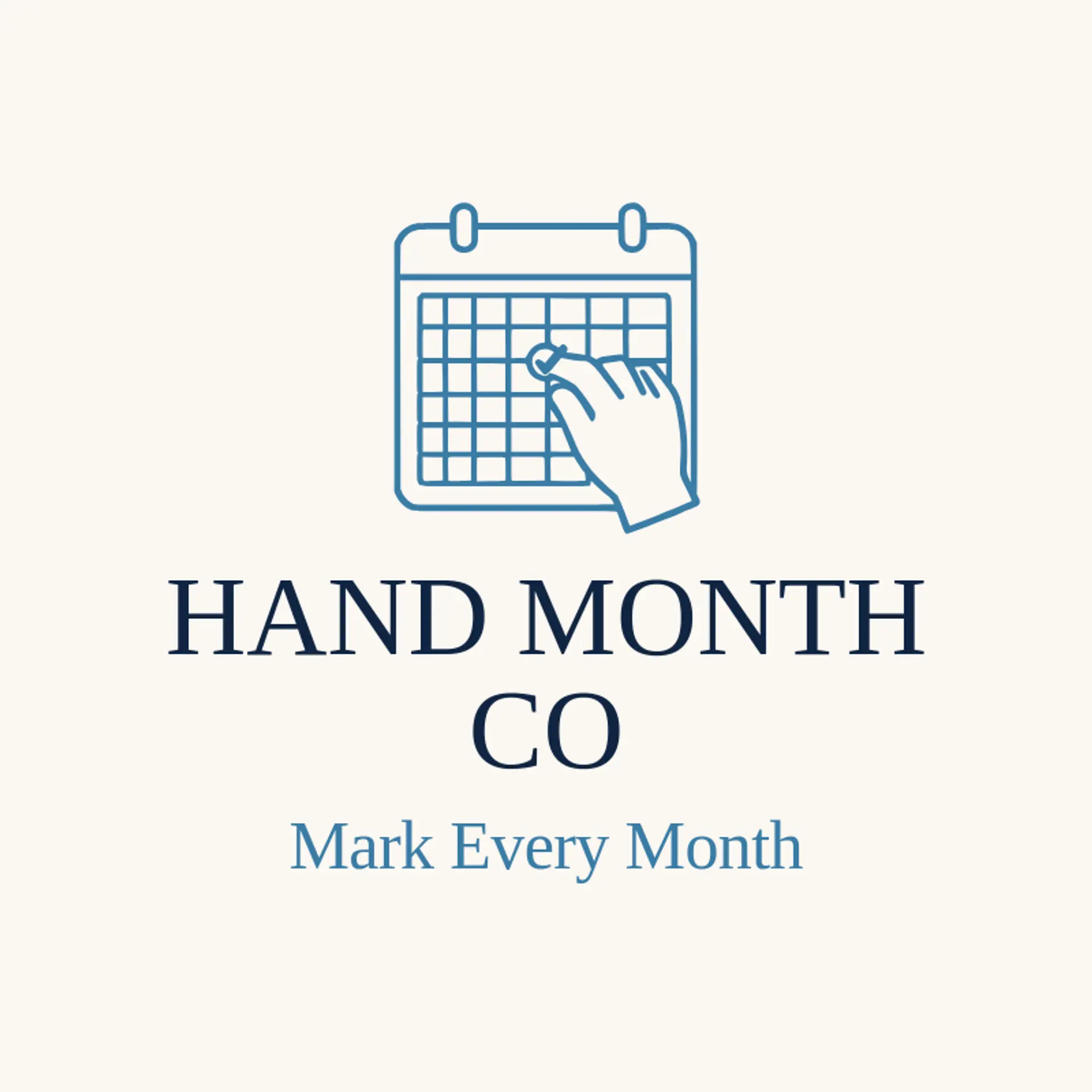Hand Month Co logo for calendar