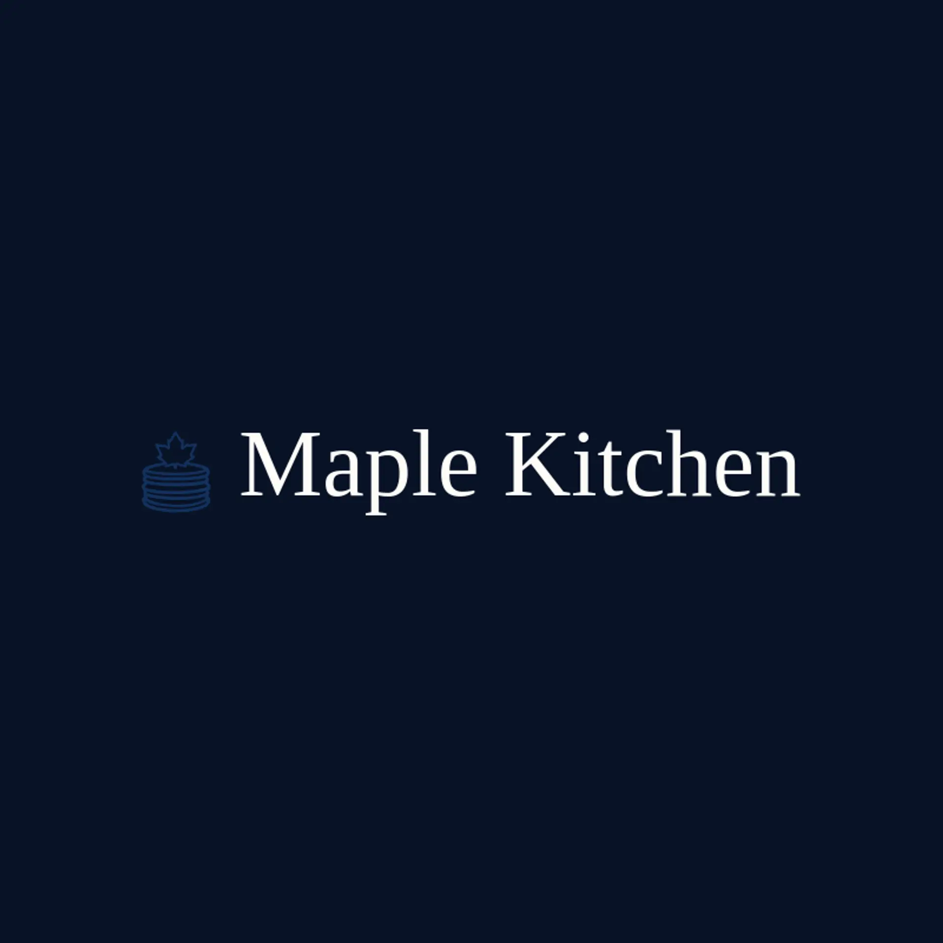 Maple Kitchen logo for foodie