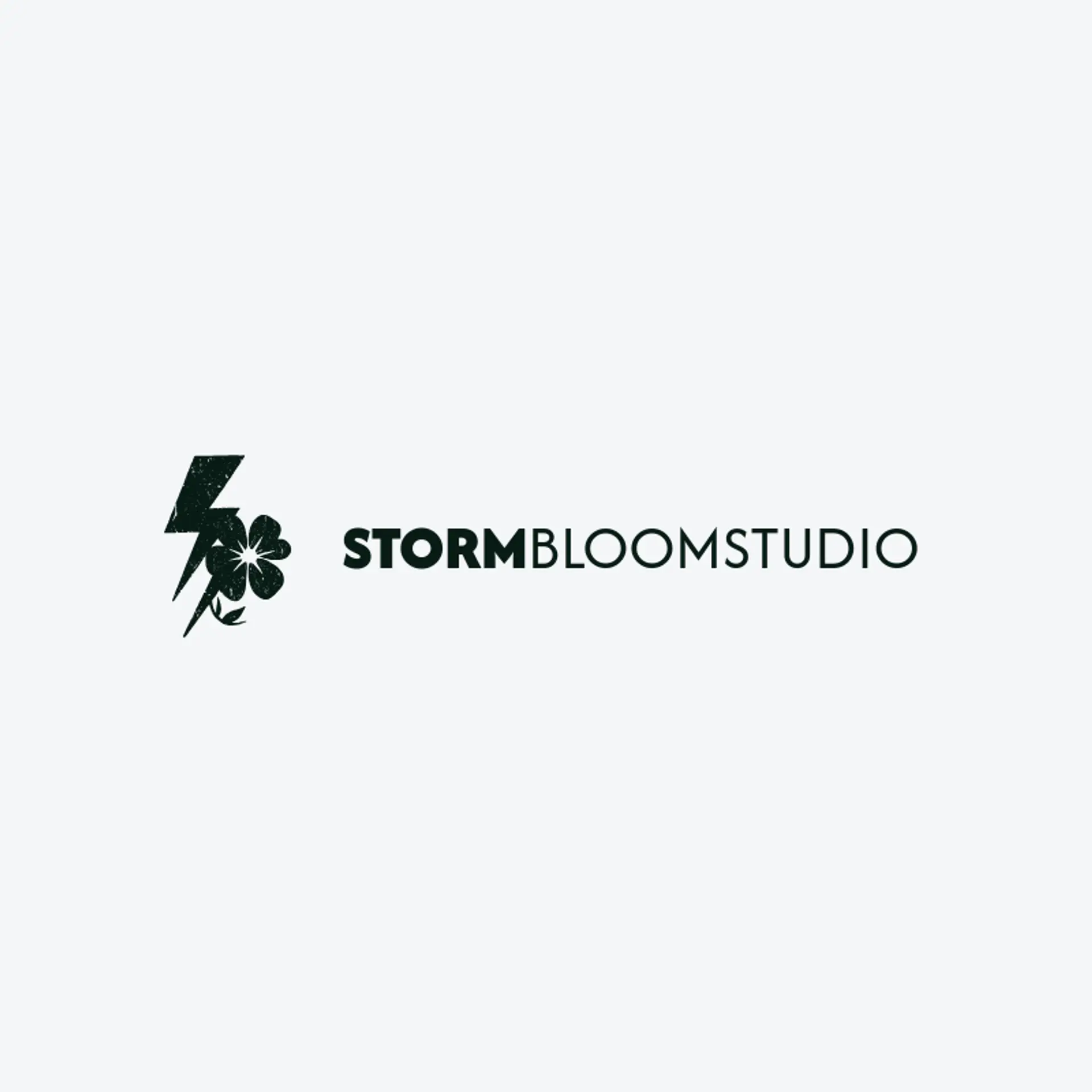 Storm Bloom Studio logo for lightning