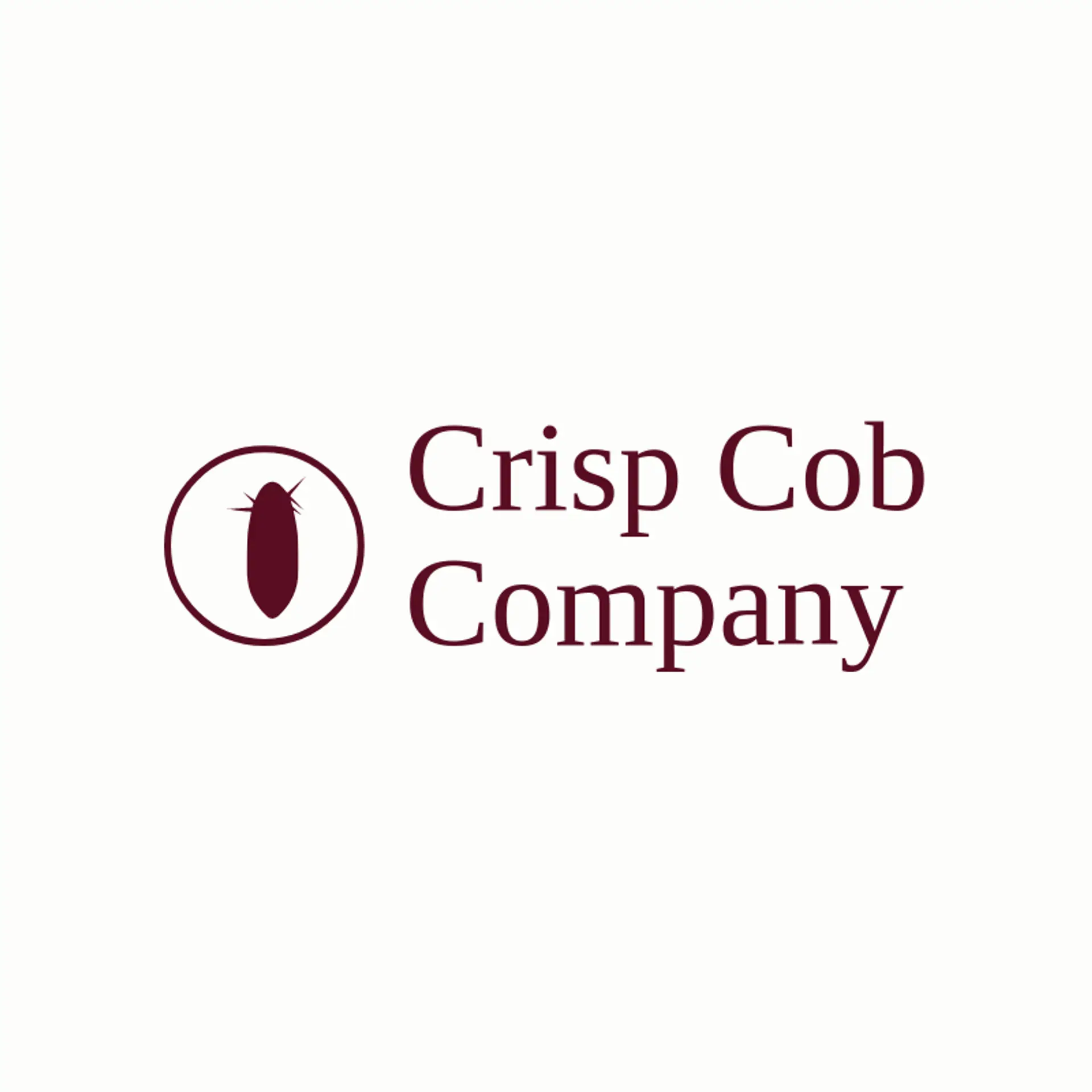 Crisp Cob Company logo for corn