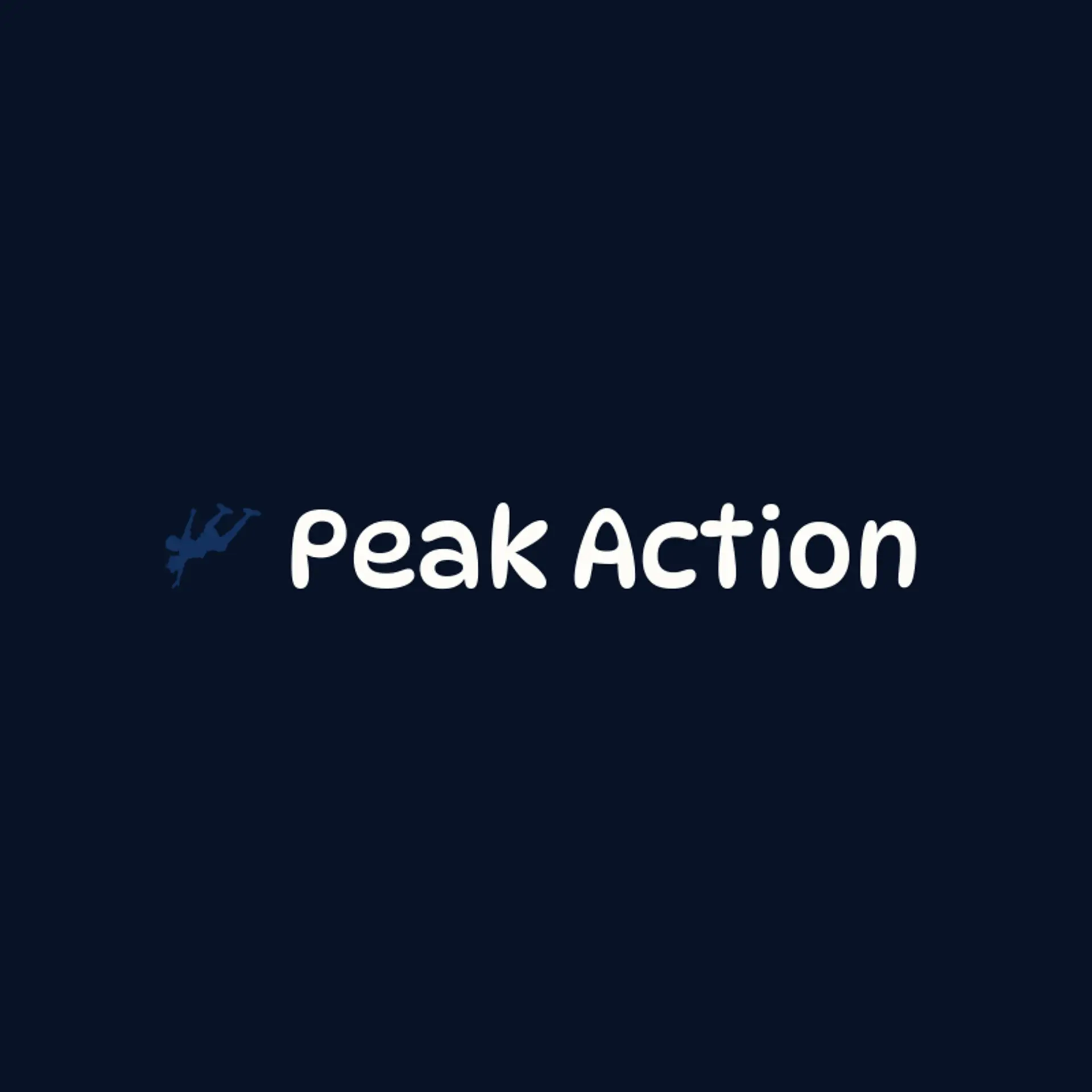 Peak Action logo for action