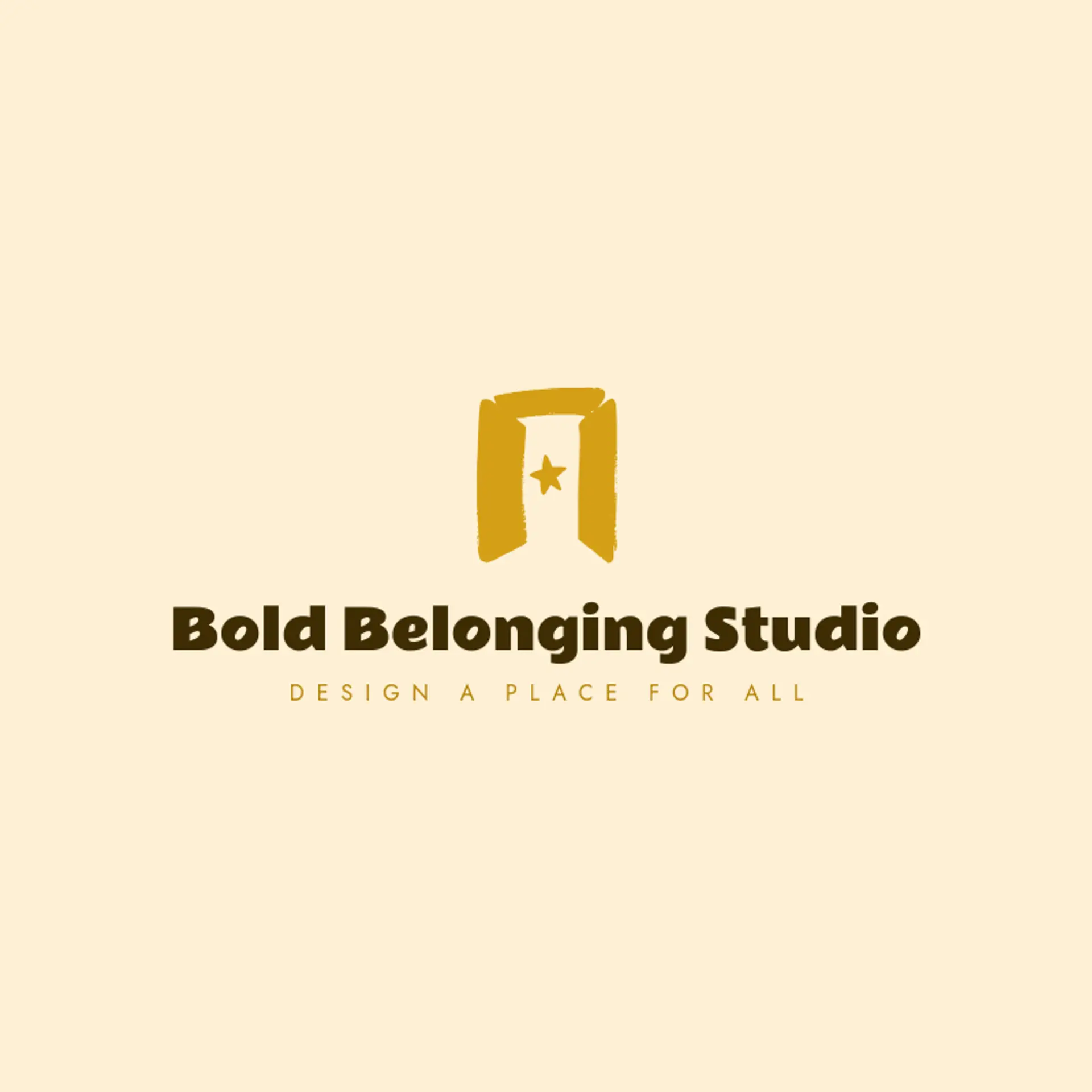 Bold Belonging Studio logo for pride