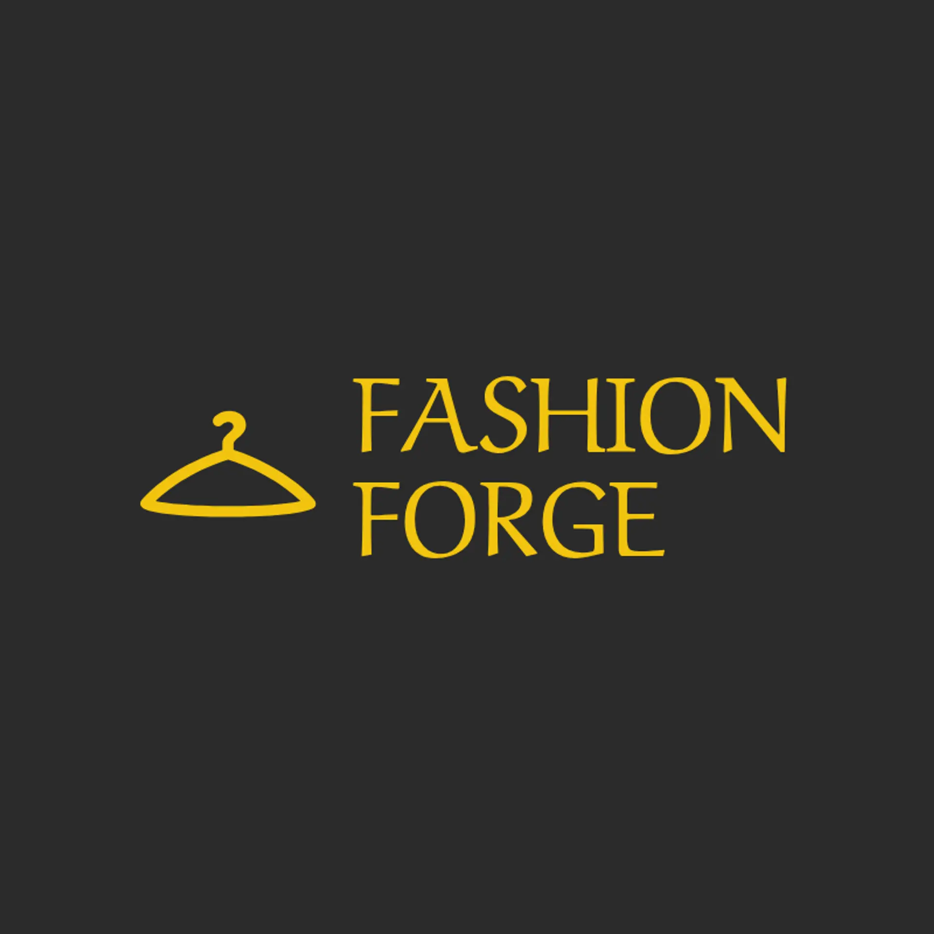 Fashion Forge logo for fashion wear