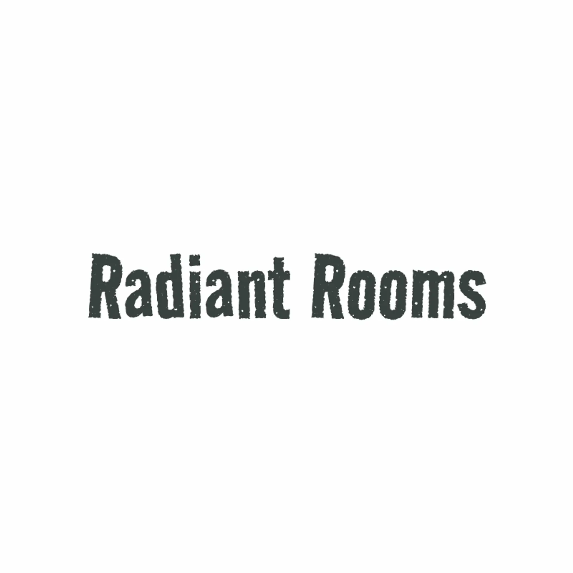Radiant Rooms logo for cleaning company