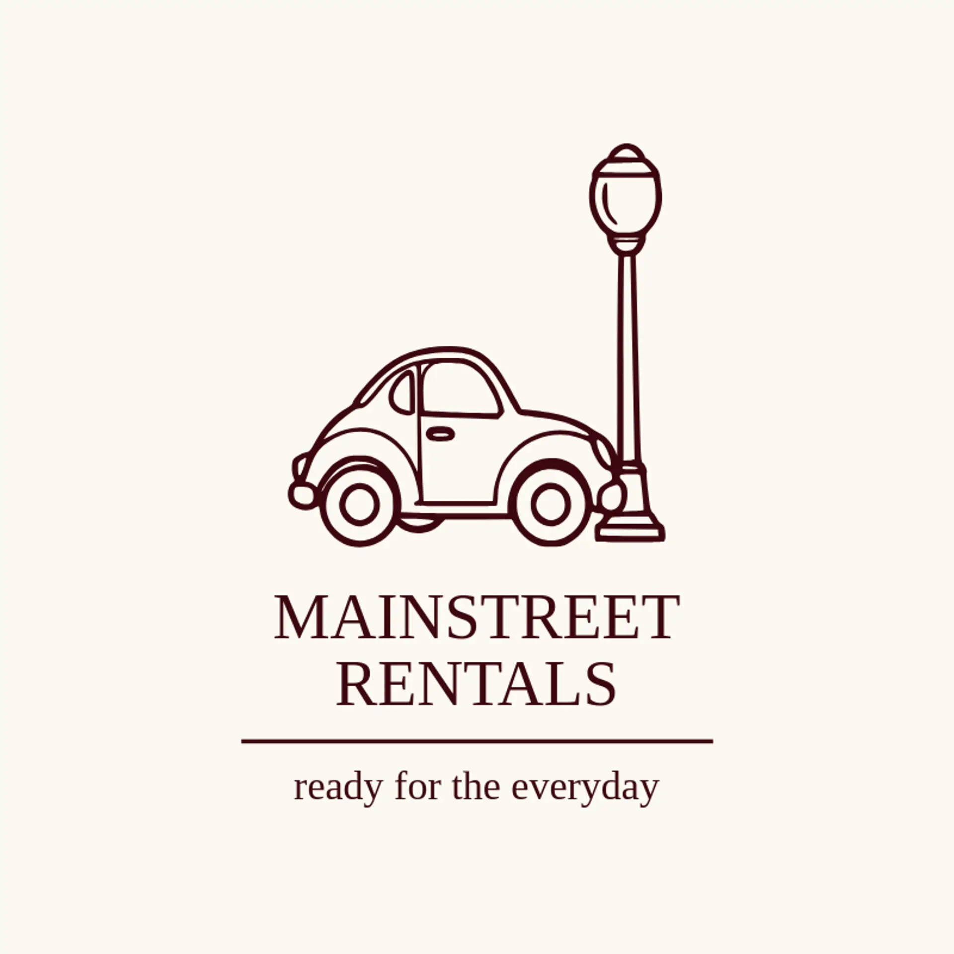 Mainstreet Rentals logo for car rental