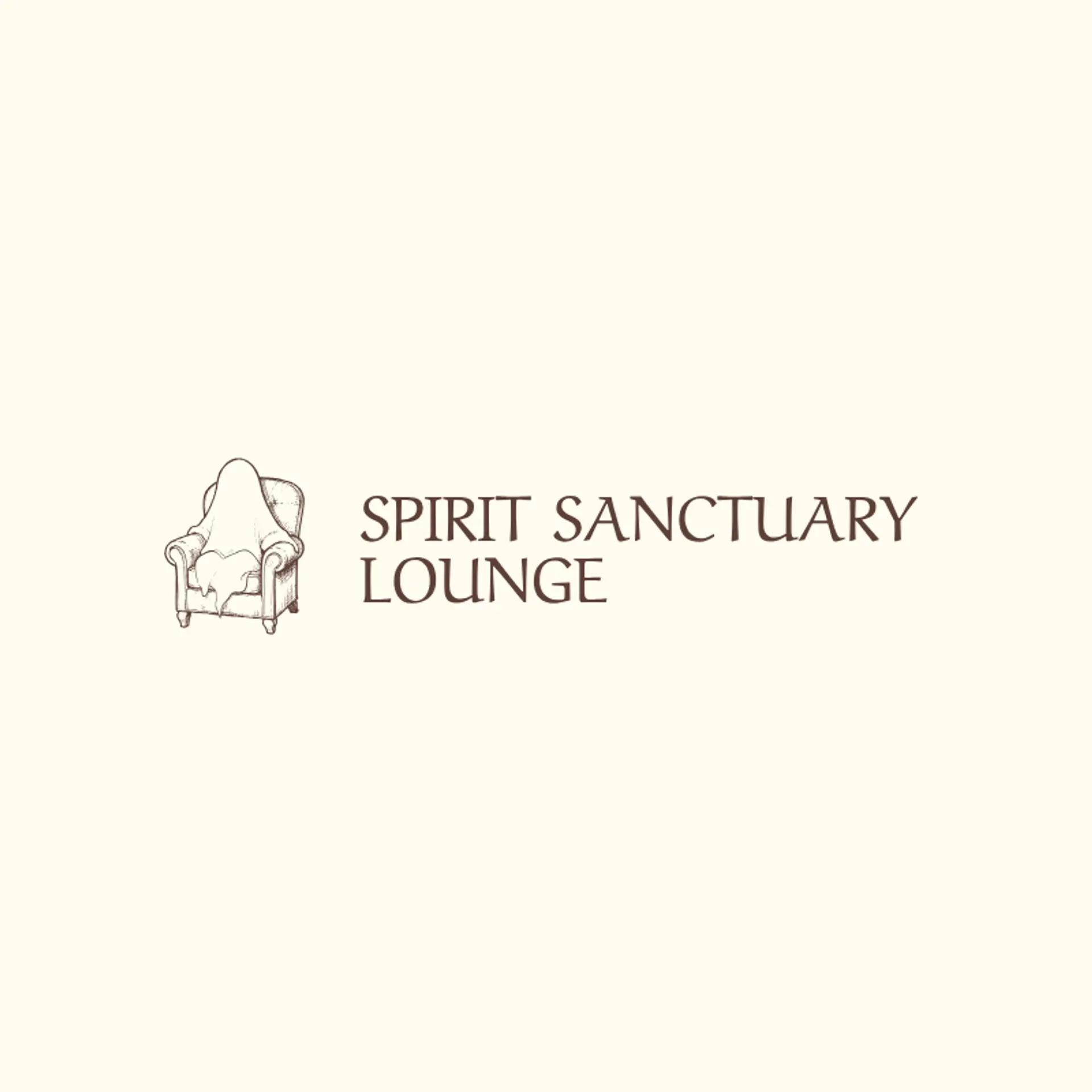 Spirit Sanctuary Lounge logo for ghost