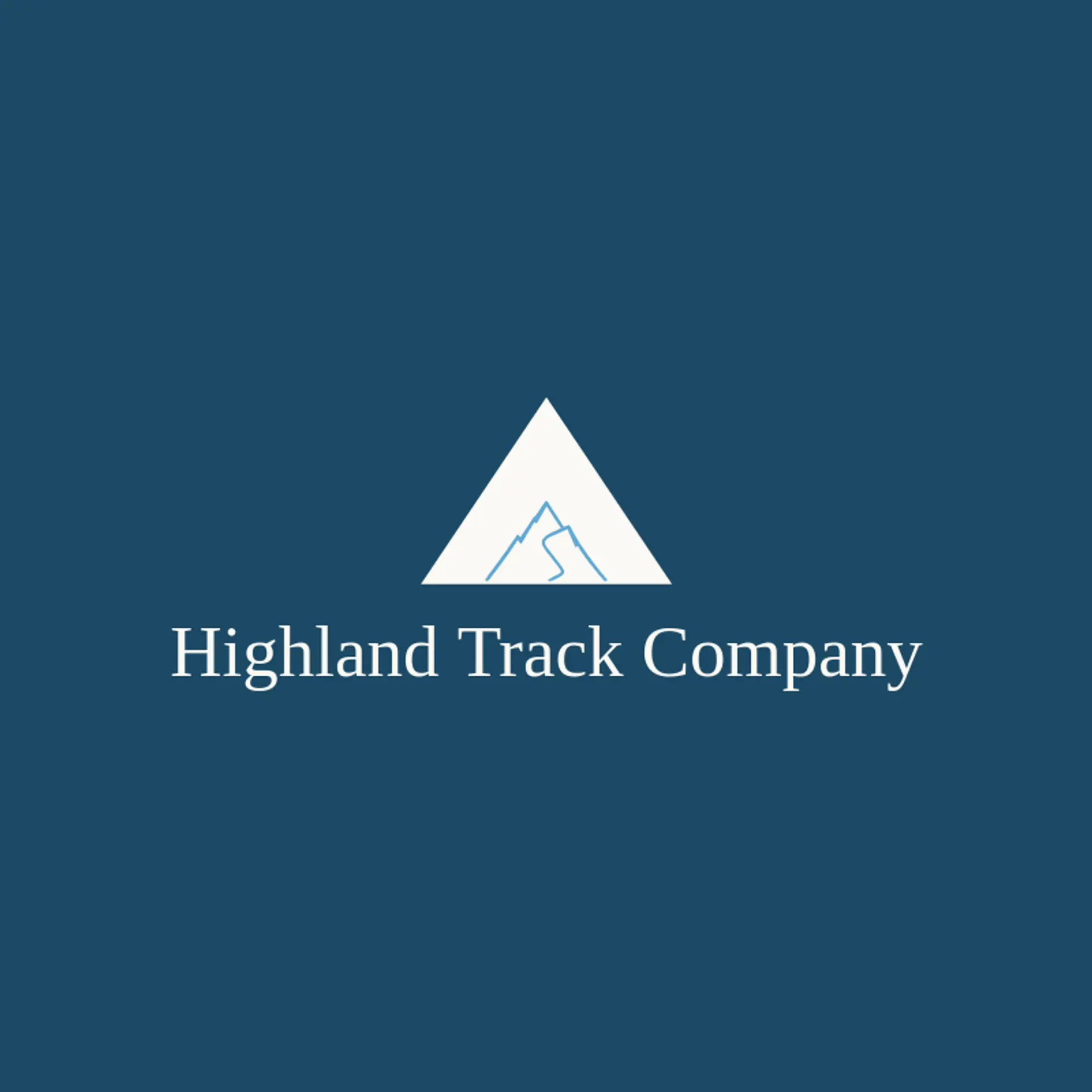Highland Track Company logo for trail