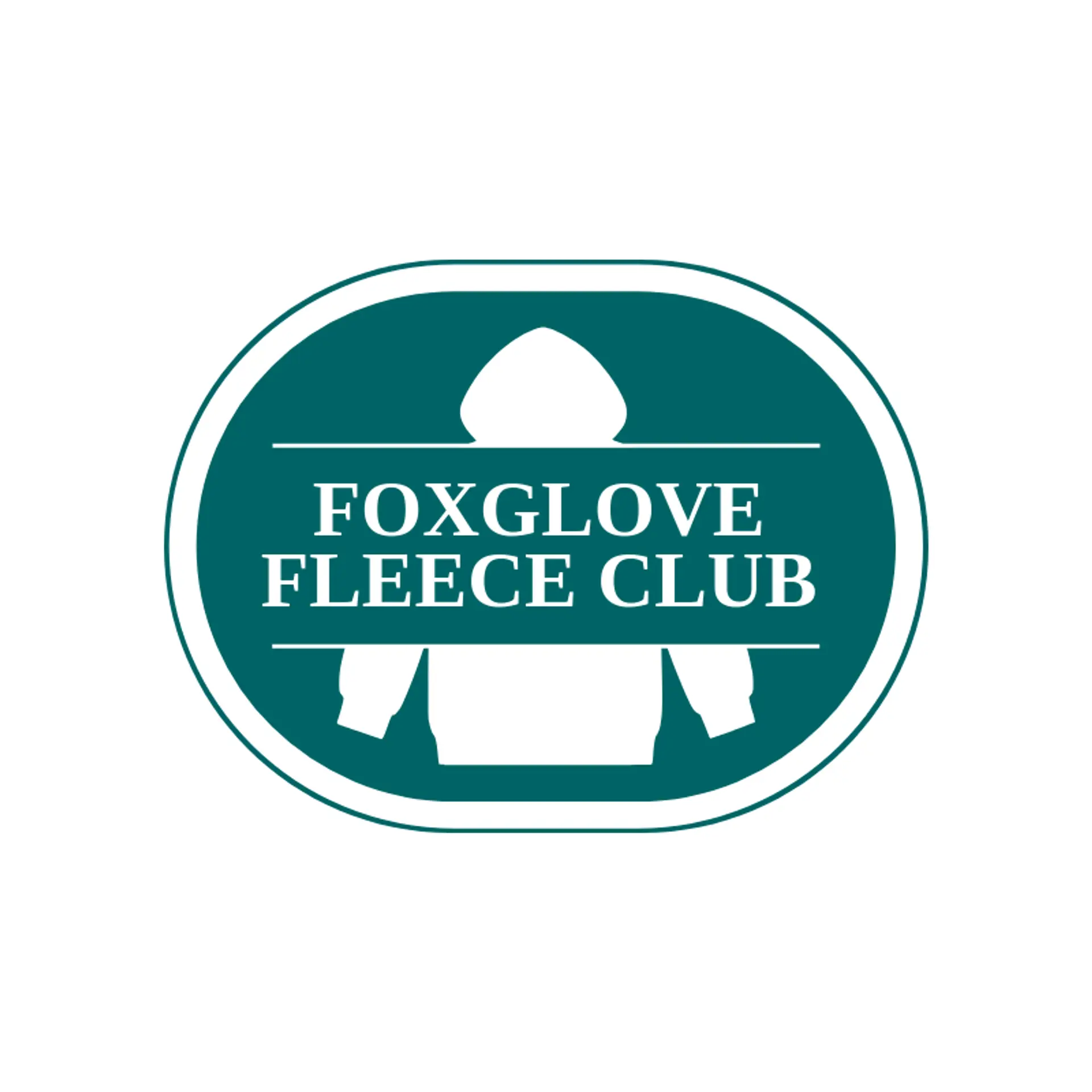 Foxglove Fleece Club logo for hoodie