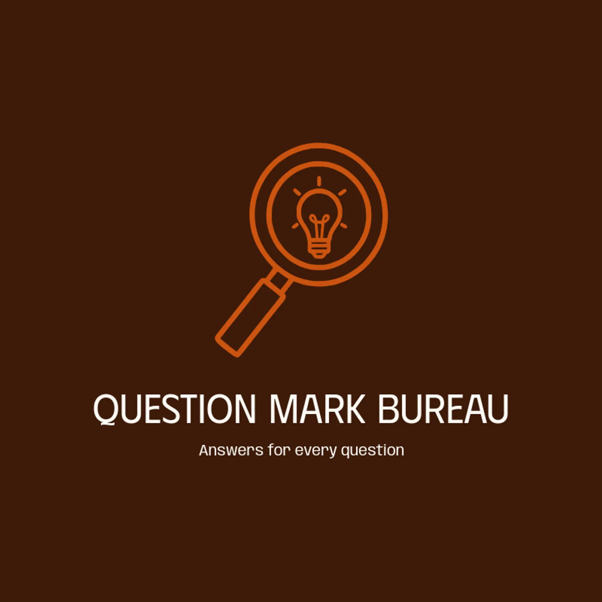 Question Mark Bureau logo for detective
