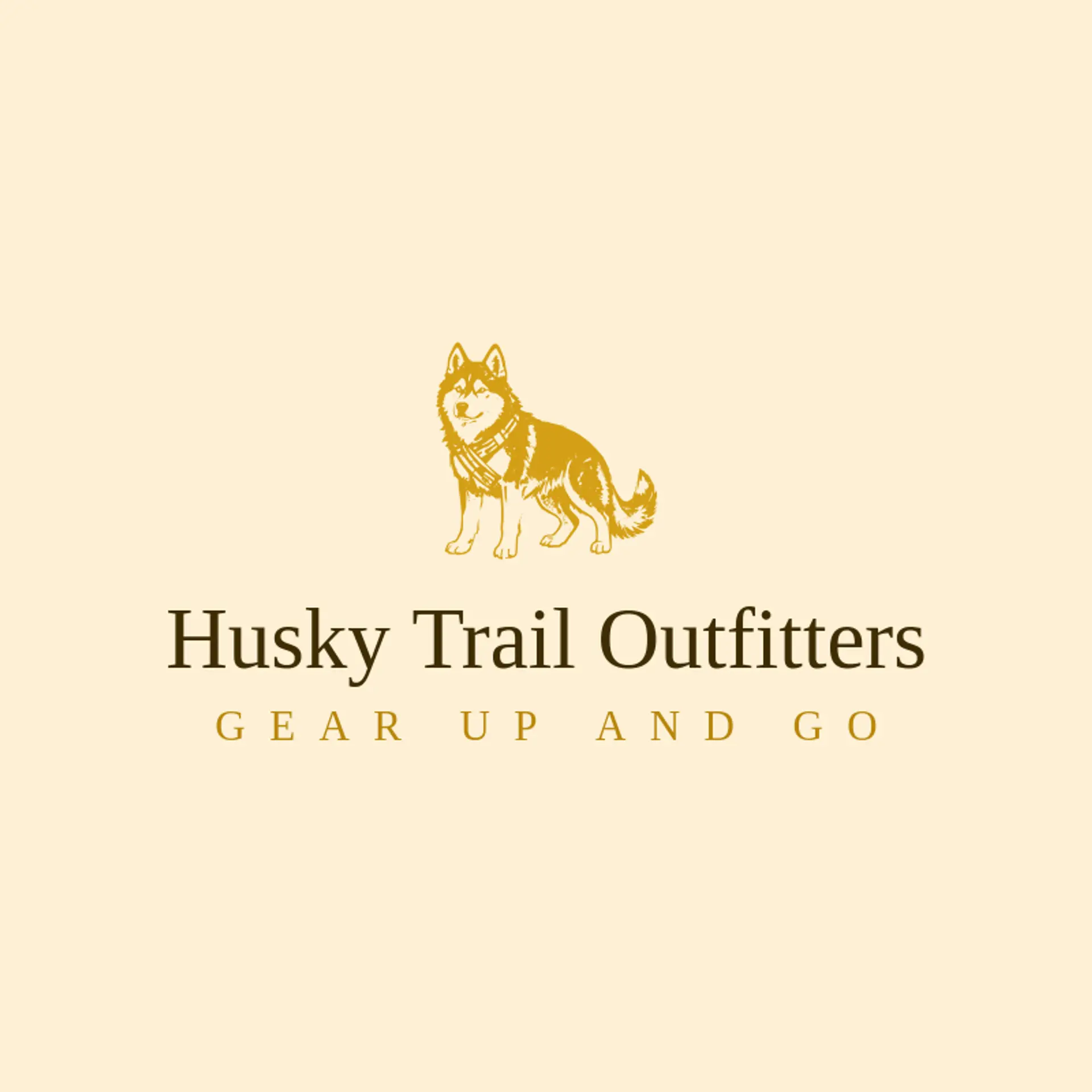 Husky Trail Outfitters logo for husky