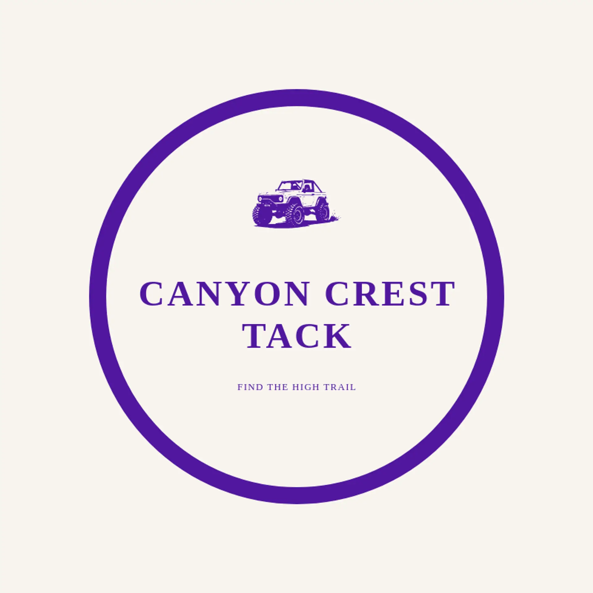Canyon Crest Tack logo for bronco