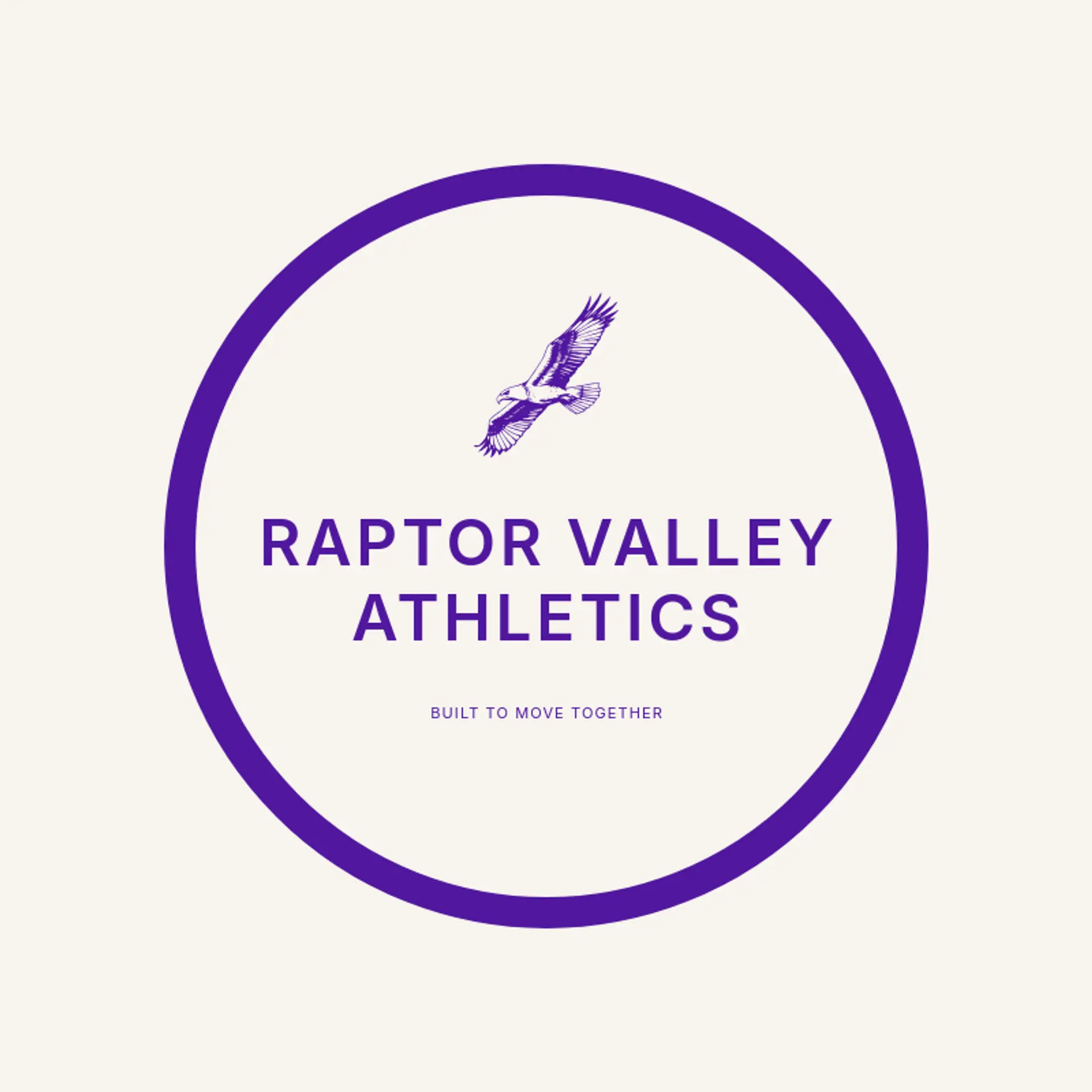 Raptor Valley Athletics logo for raptor