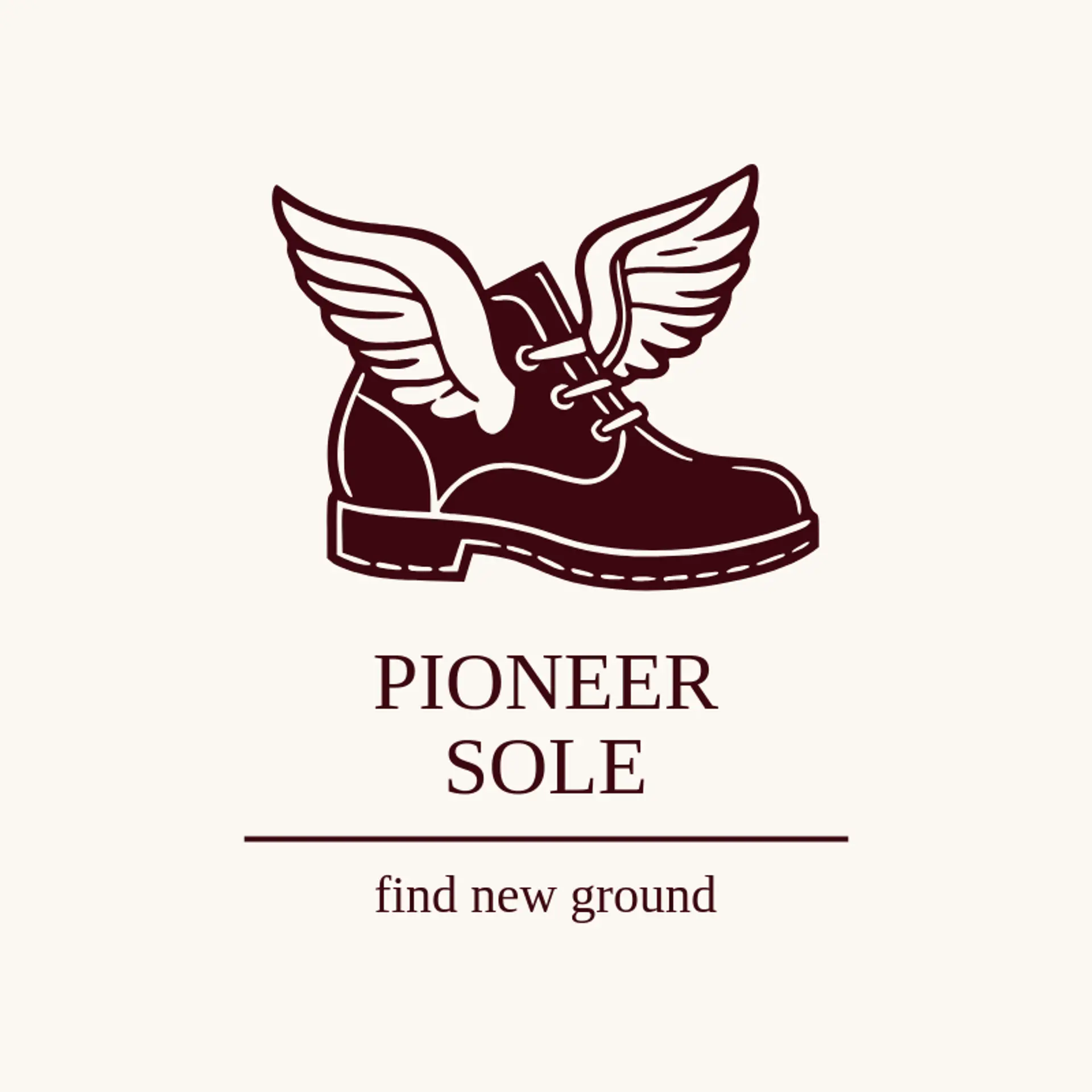 Pioneer Sole logo for boot