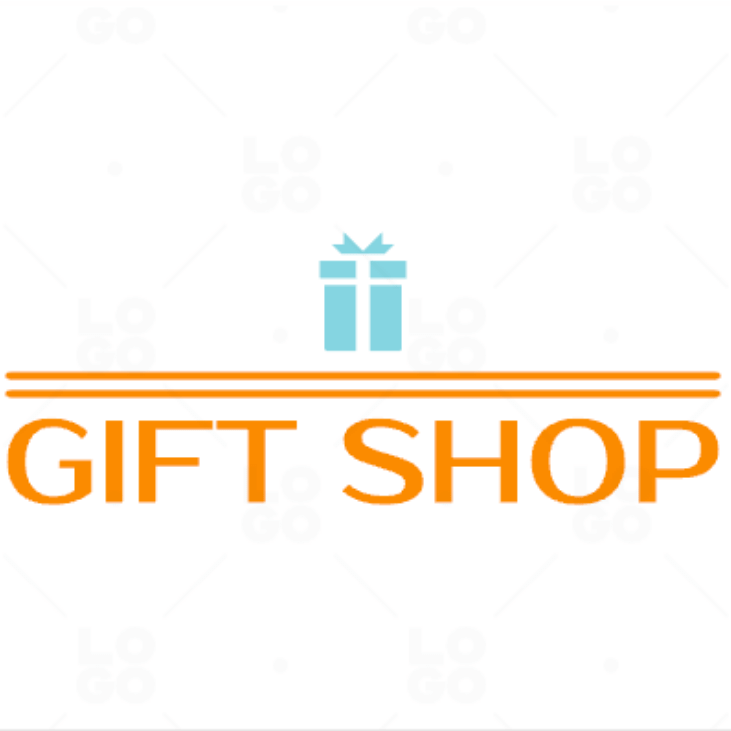 Letter gift initial handwriting vector logo design, gift box shop logo  design, gift box vector logo design Stock Vector | Adobe Stock
