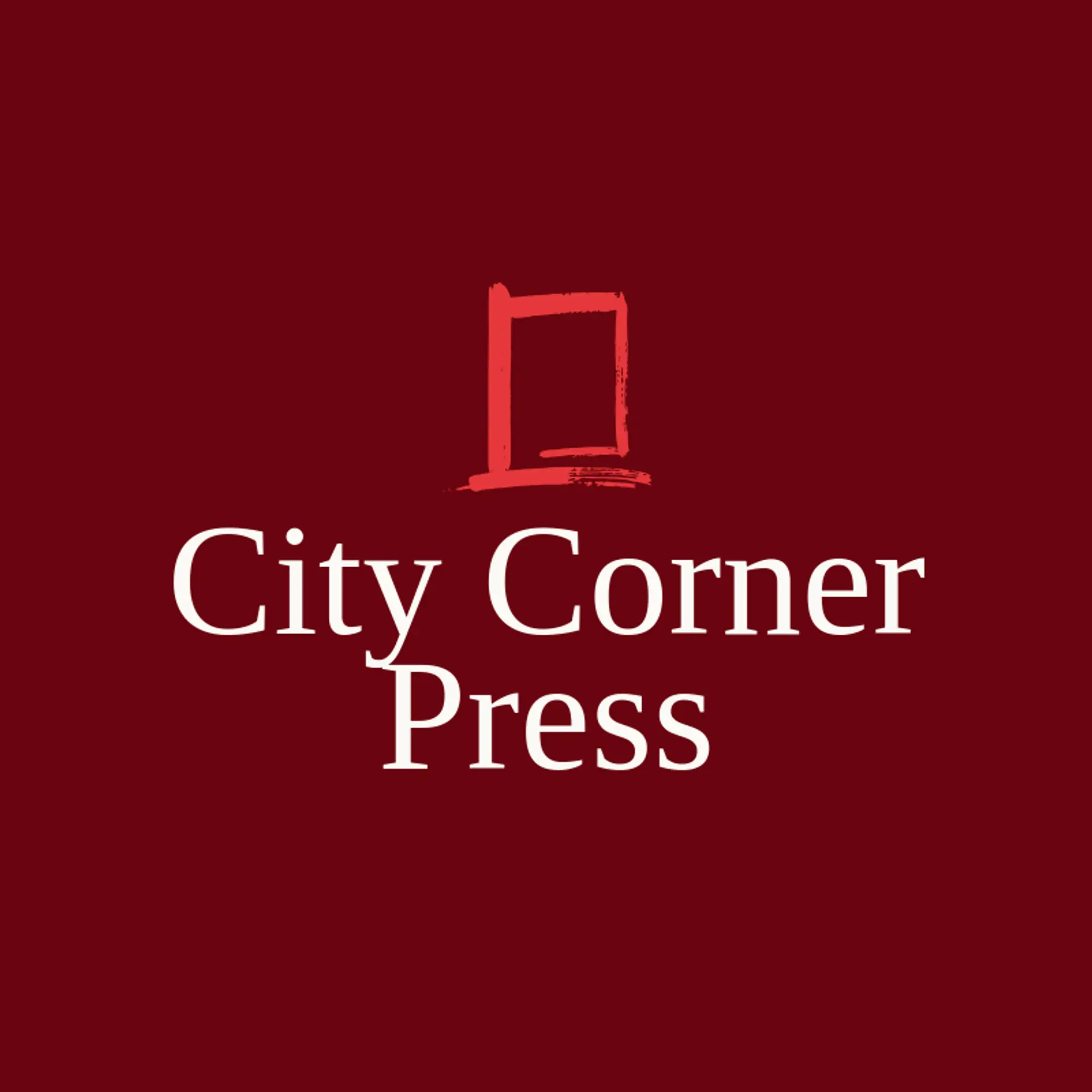 City Corner Press logo for street