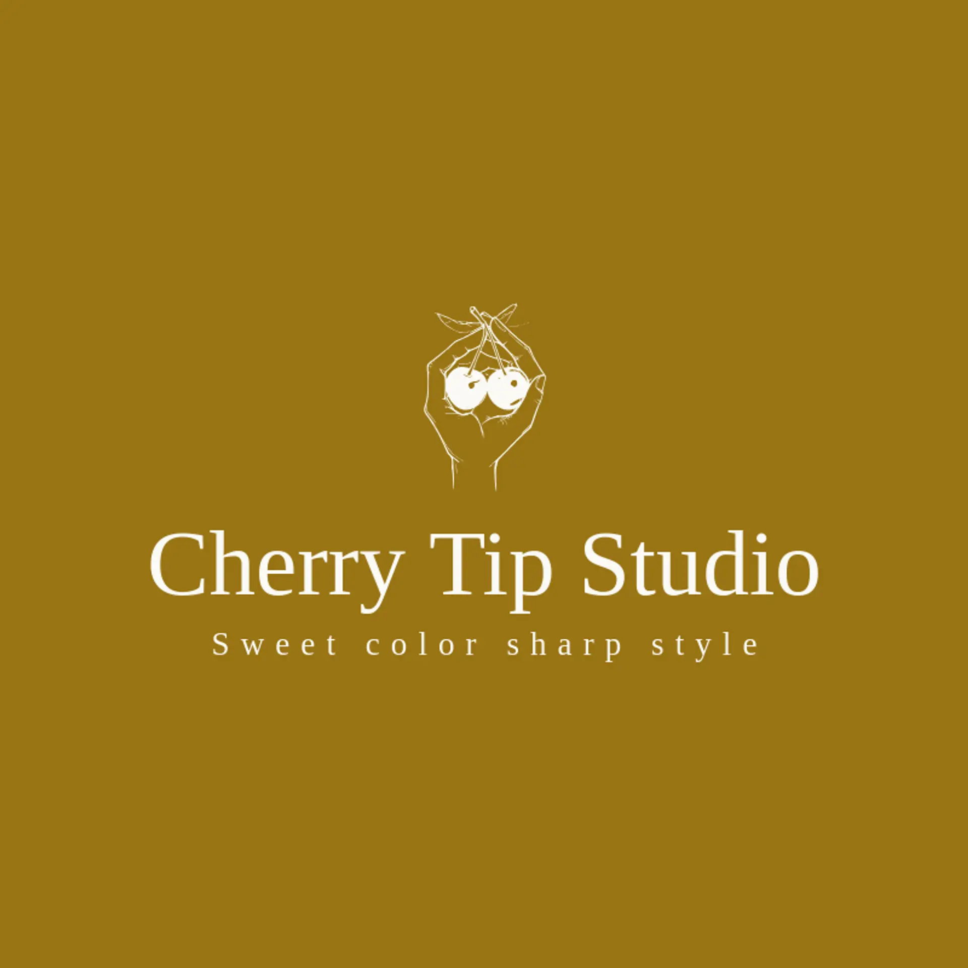 Cherry Tip Studio logo for nails