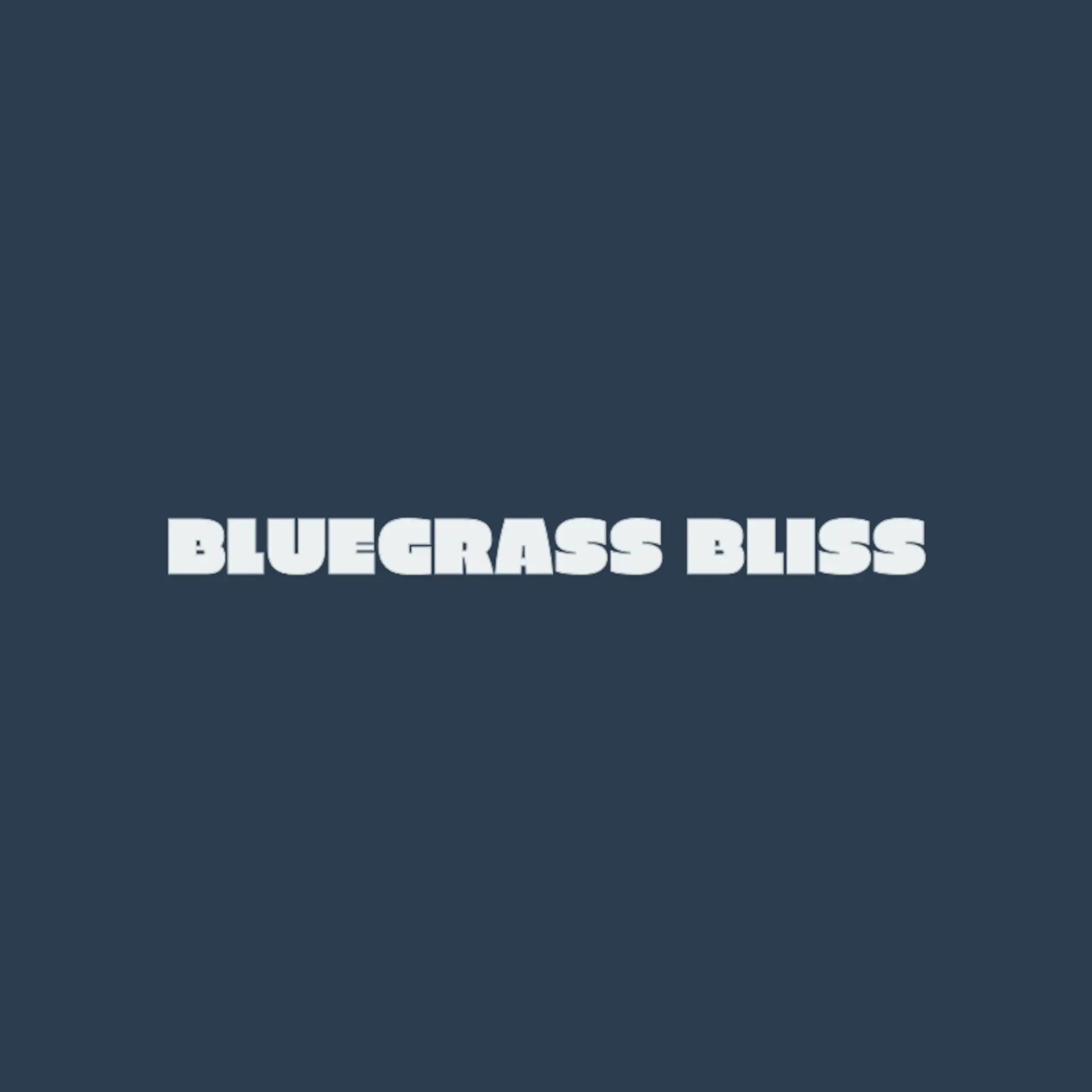 Bluegrass Bliss logo for country music