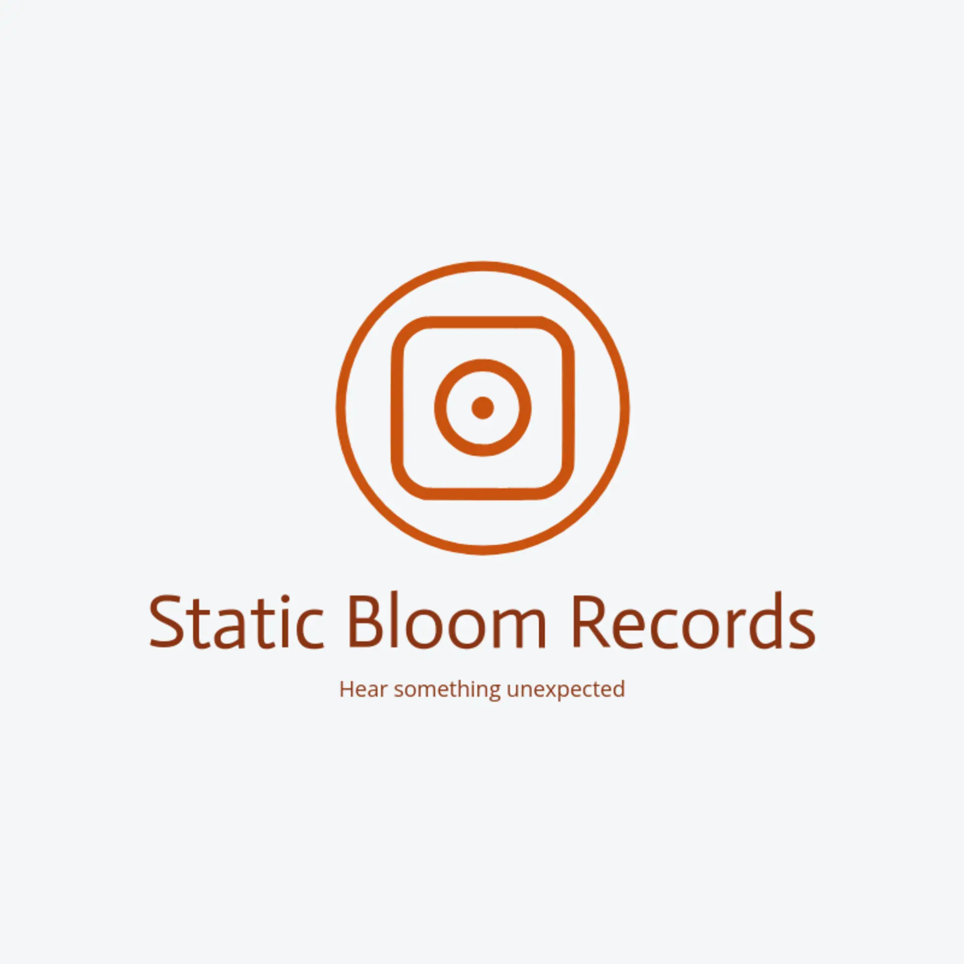 Static Bloom Records logo for record