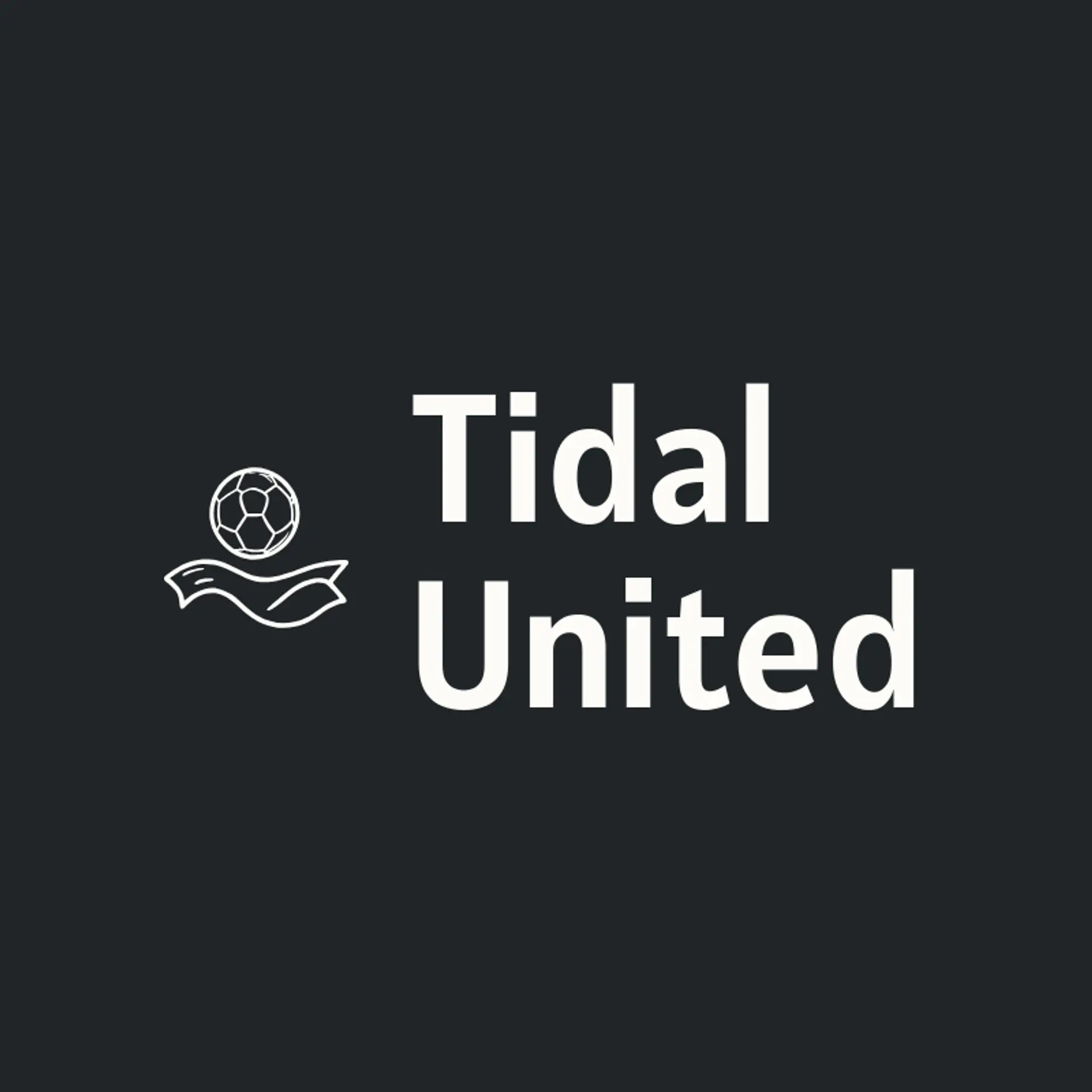 Tidal United logo for soccer